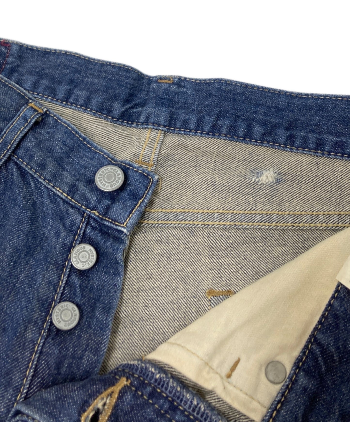 [Pre-owned] Hysteric Glamour Skinny Damaged Denim Pants 2AP-4450