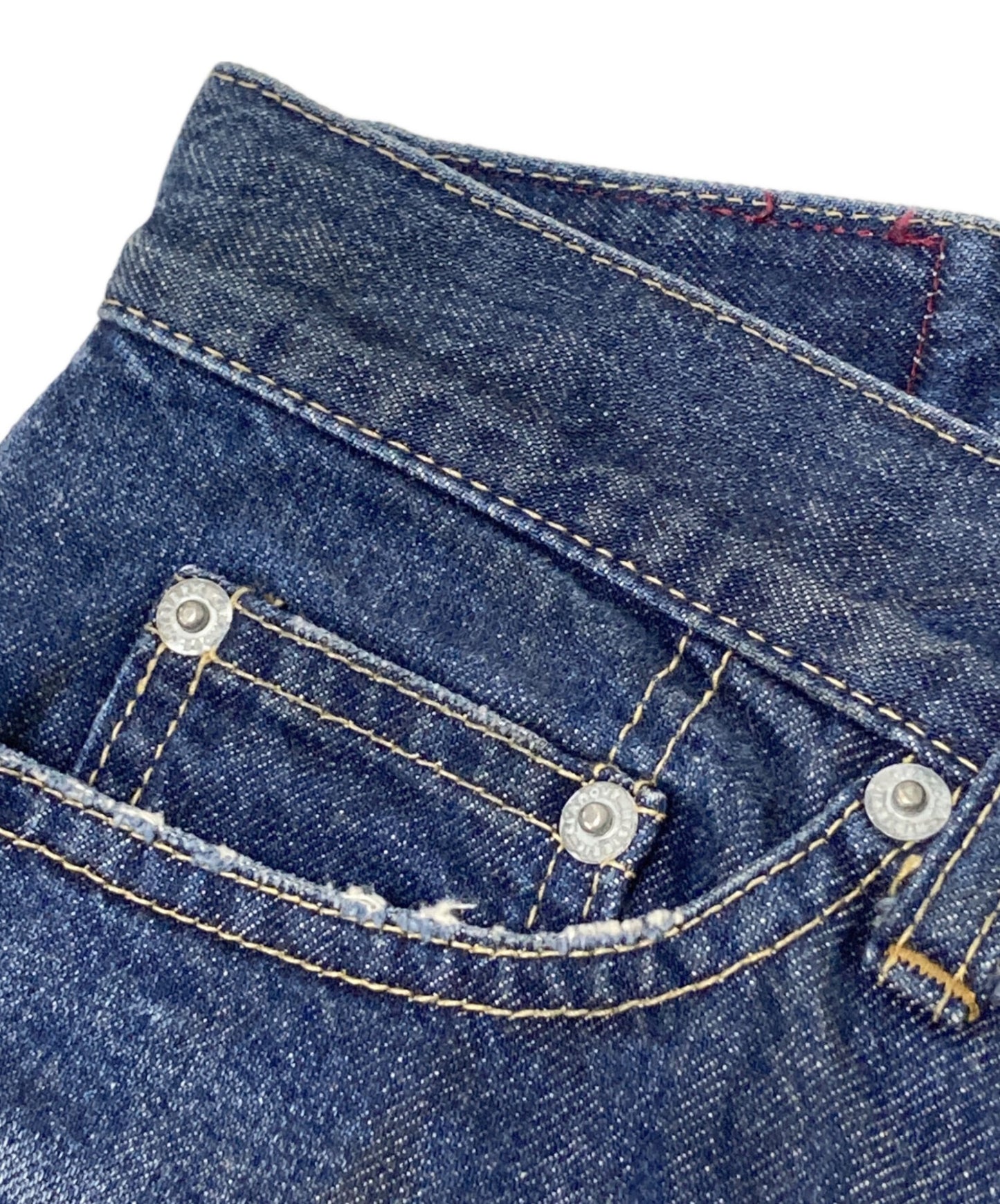 [Pre-owned] Hysteric Glamour Skinny Damaged Denim Pants 2AP-4450