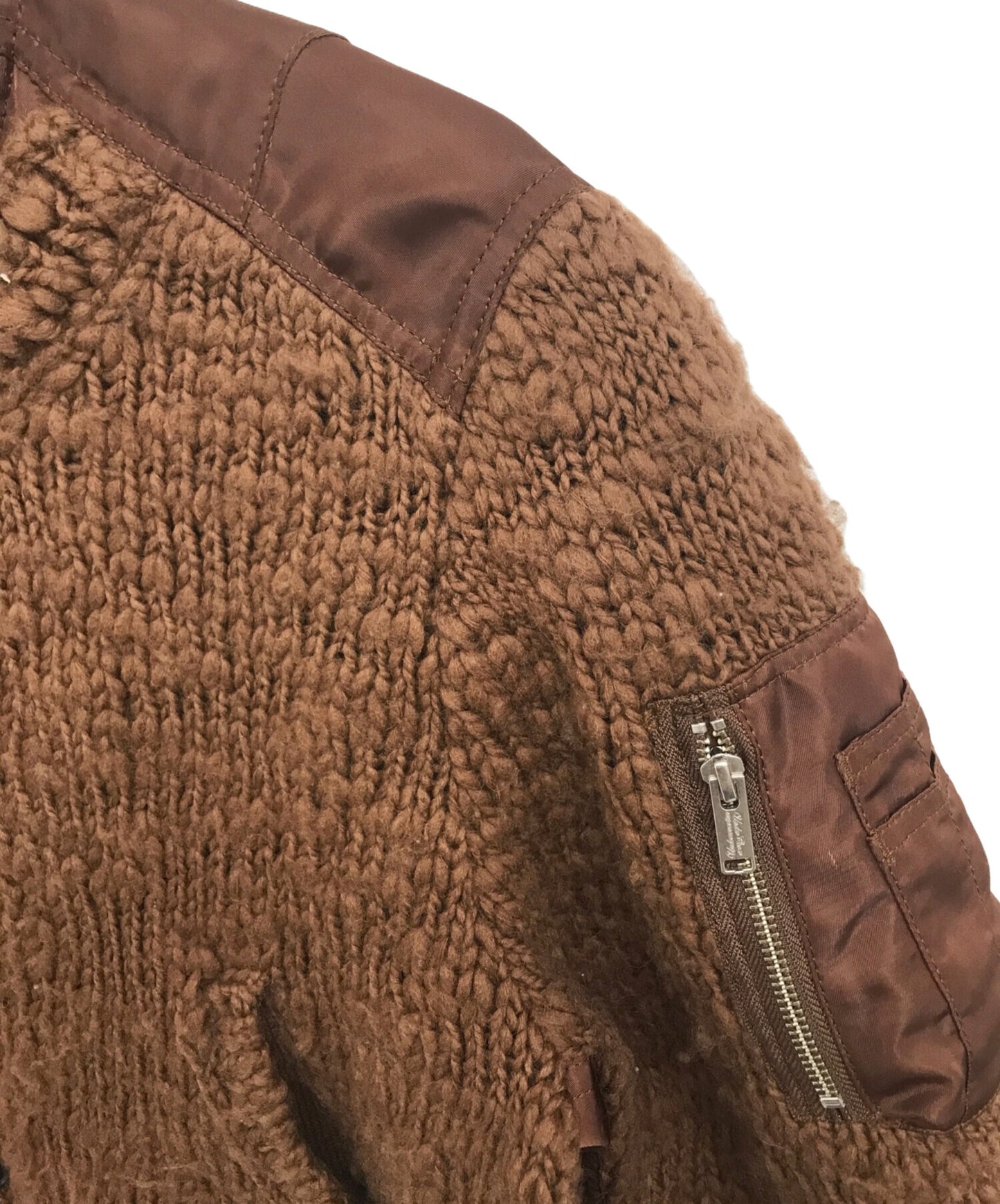 [Pre-owned] UNDERCOVER Knit Docking MA-1 Blouson UC2A1208