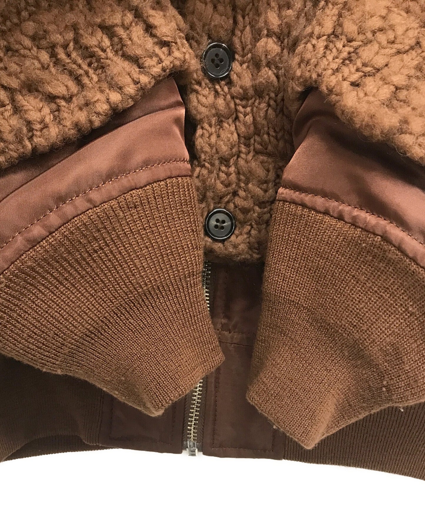 [Pre-owned] UNDERCOVER Knit Docking MA-1 Blouson UC2A1208