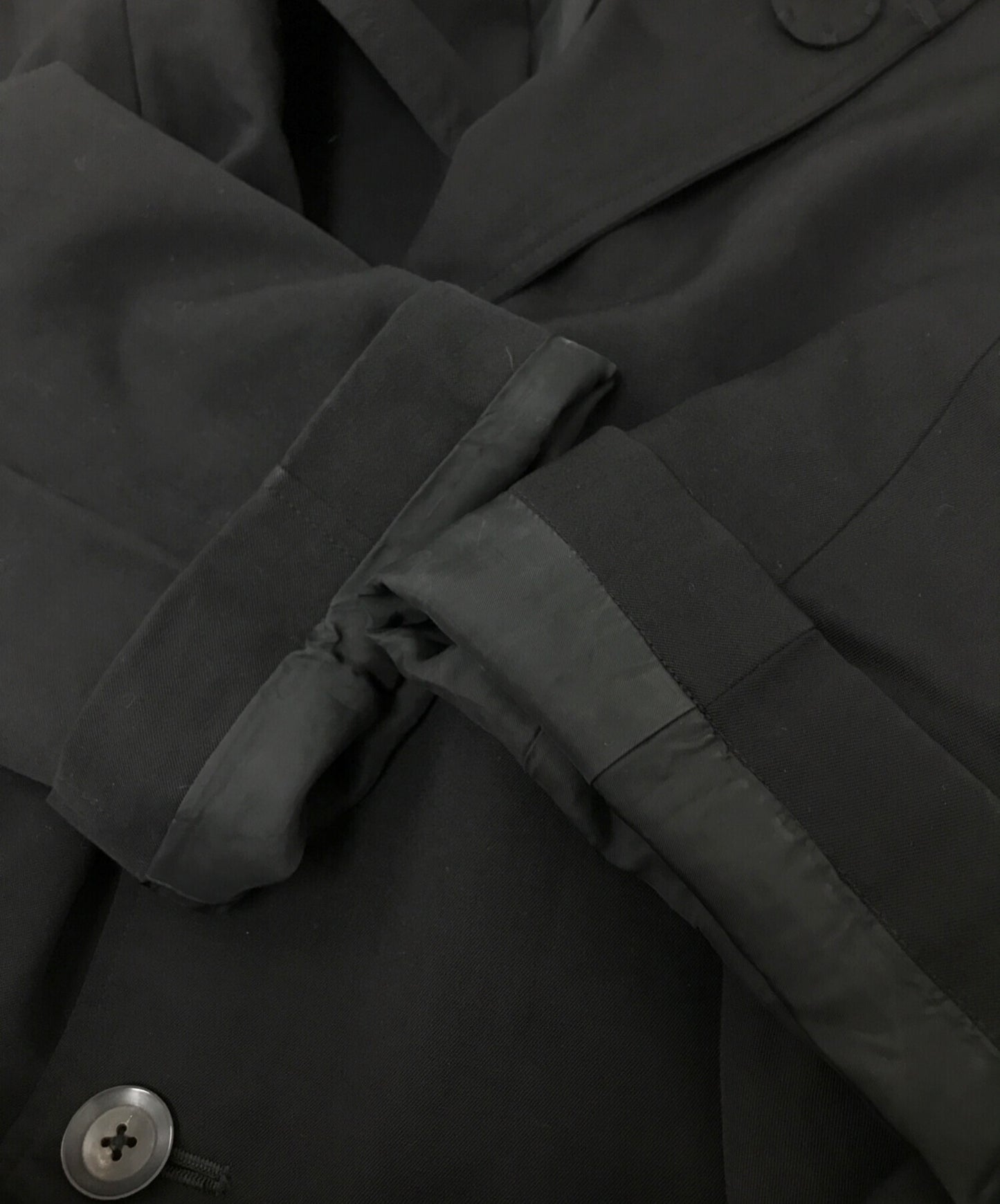 [Pre-owned] REGULATION Yohji Yamamoto Wool gaber hood coat HC-C01-140