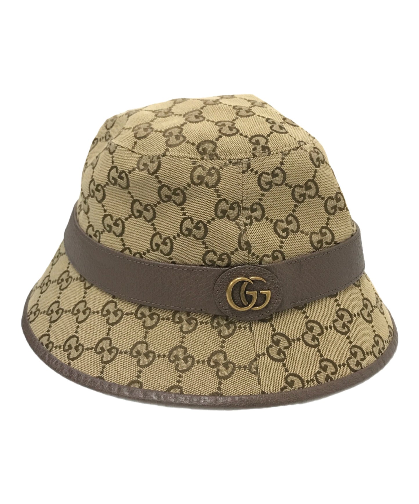 [Pre-owned] GUCCI GG Canvas Fedora Hat 576587/4HG53