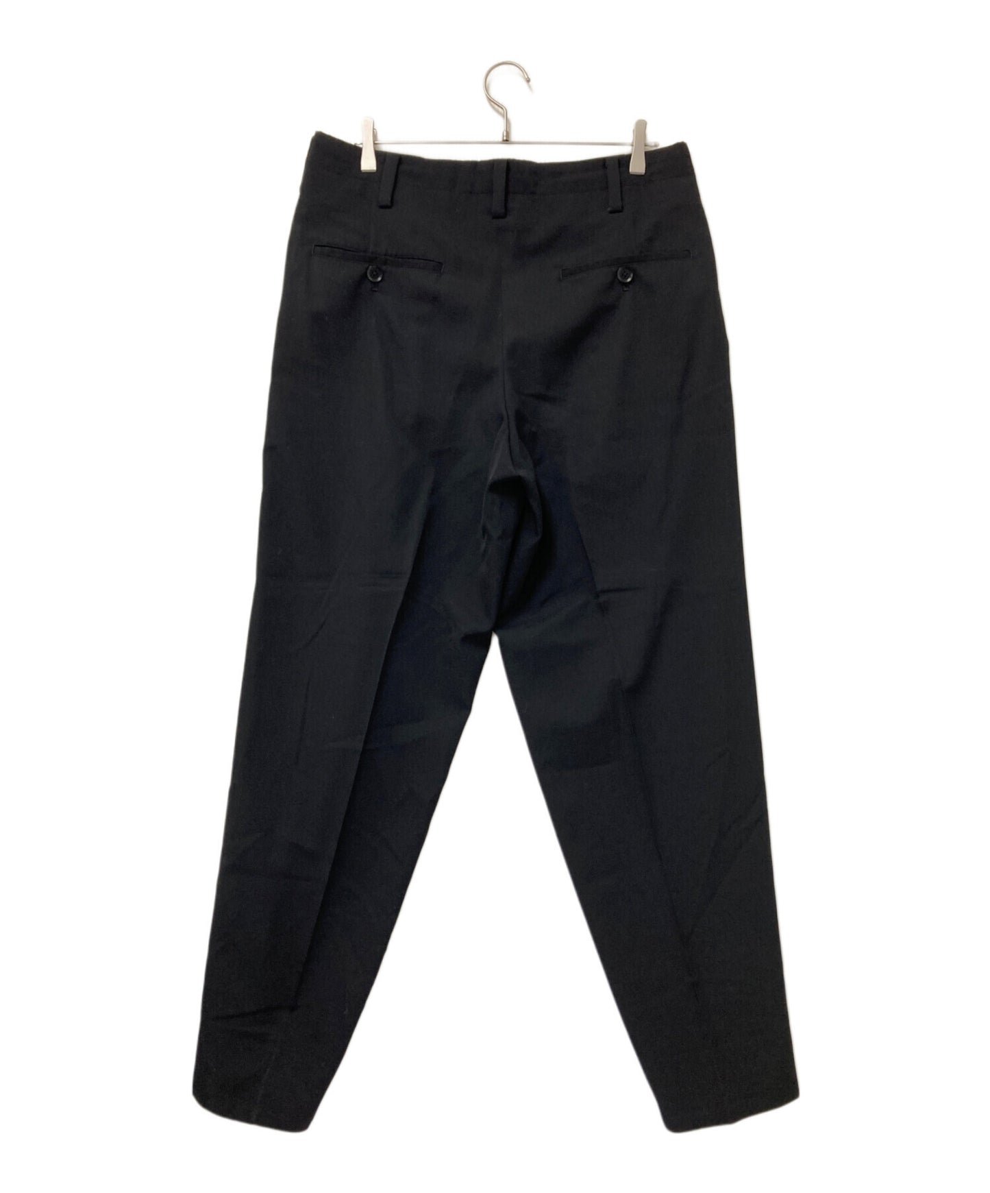 [Pre-owned] Yohji Yamamoto pour homme 1 Pleated Wool Wide Slacks HU-P69-100