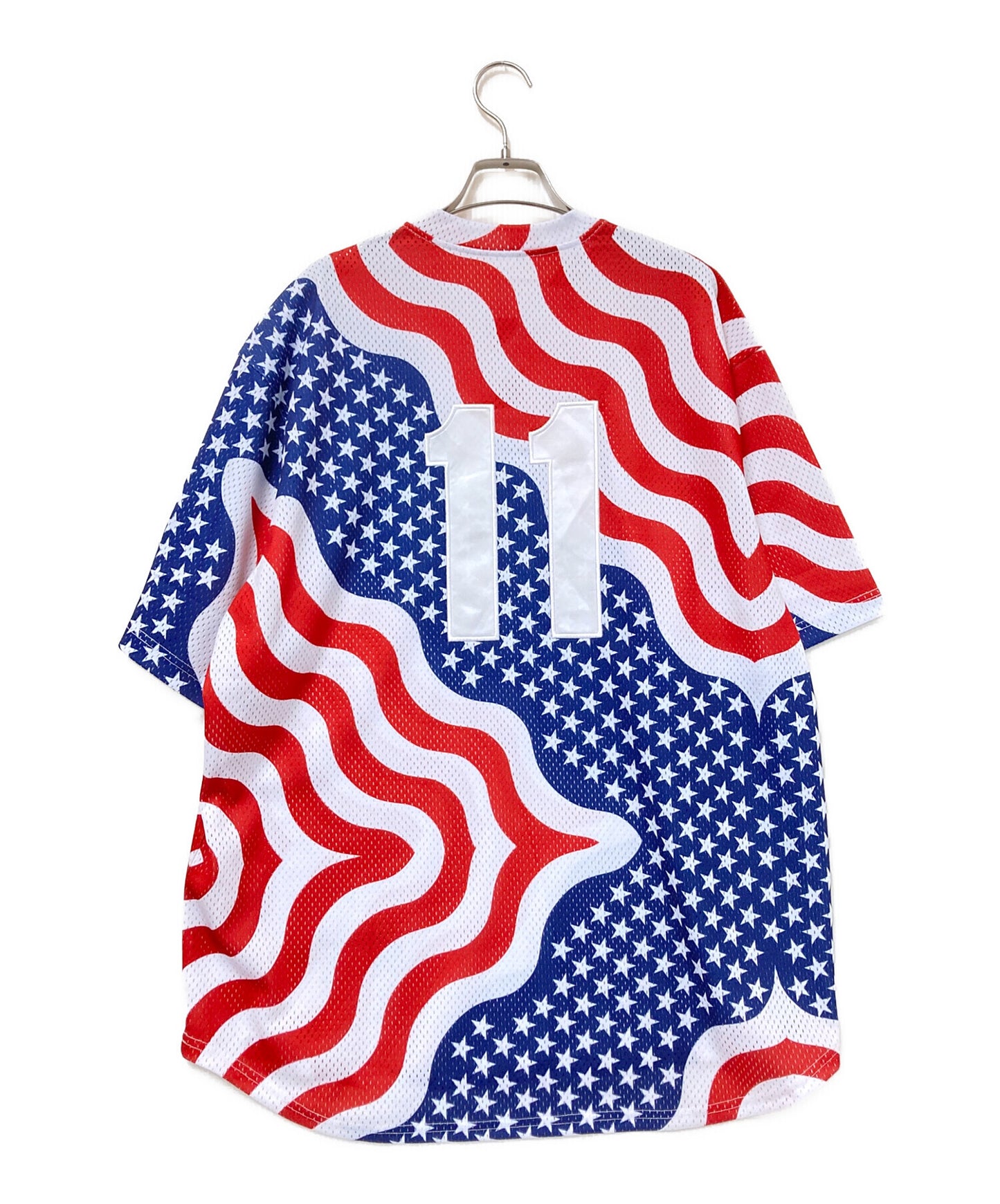[Pre-owned] SUPREME Shop S Logo Baseball Henley