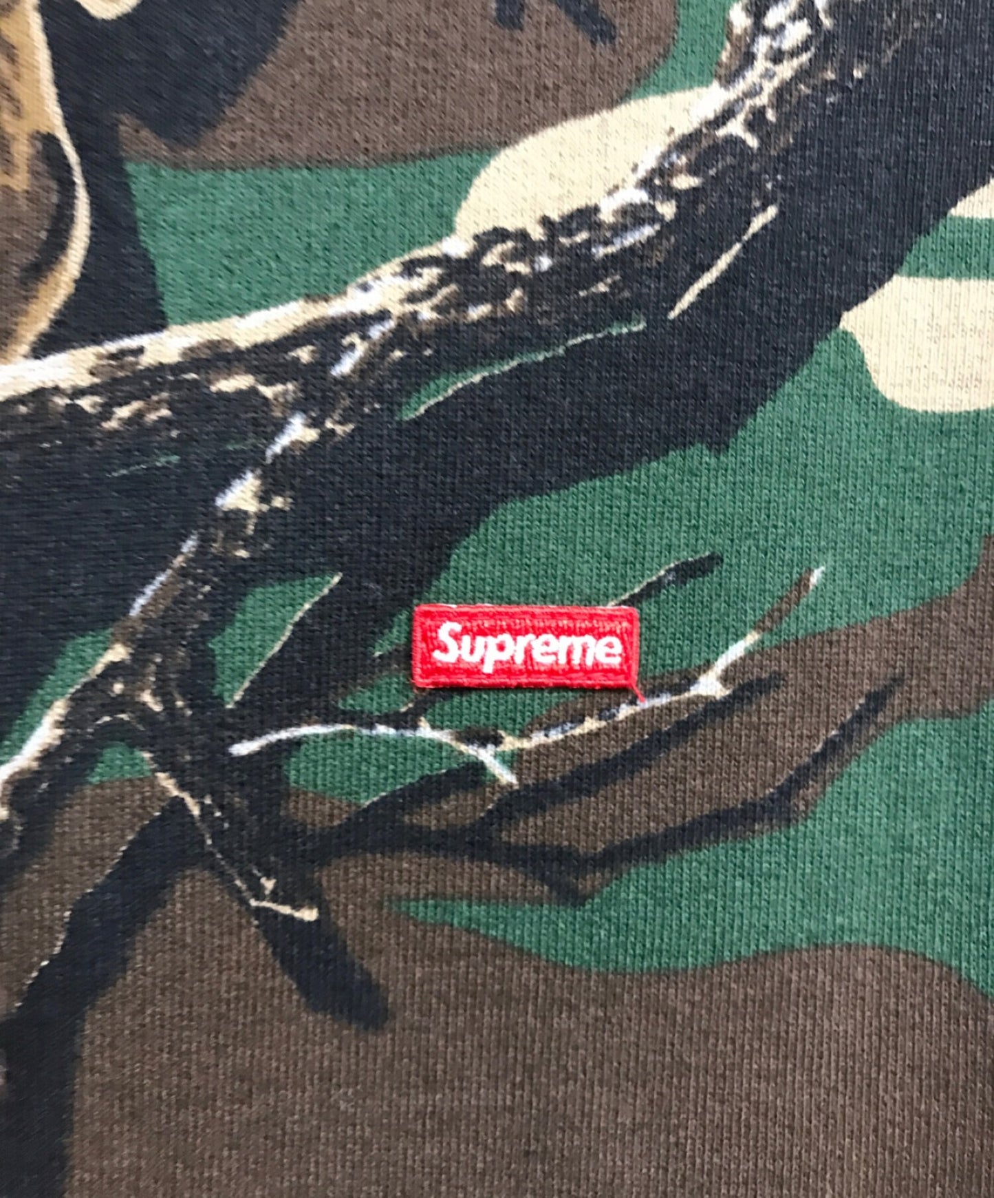 [Pre-owned] SUPREME Small Box Hooded Sweatshirt Camo Tree 22AW