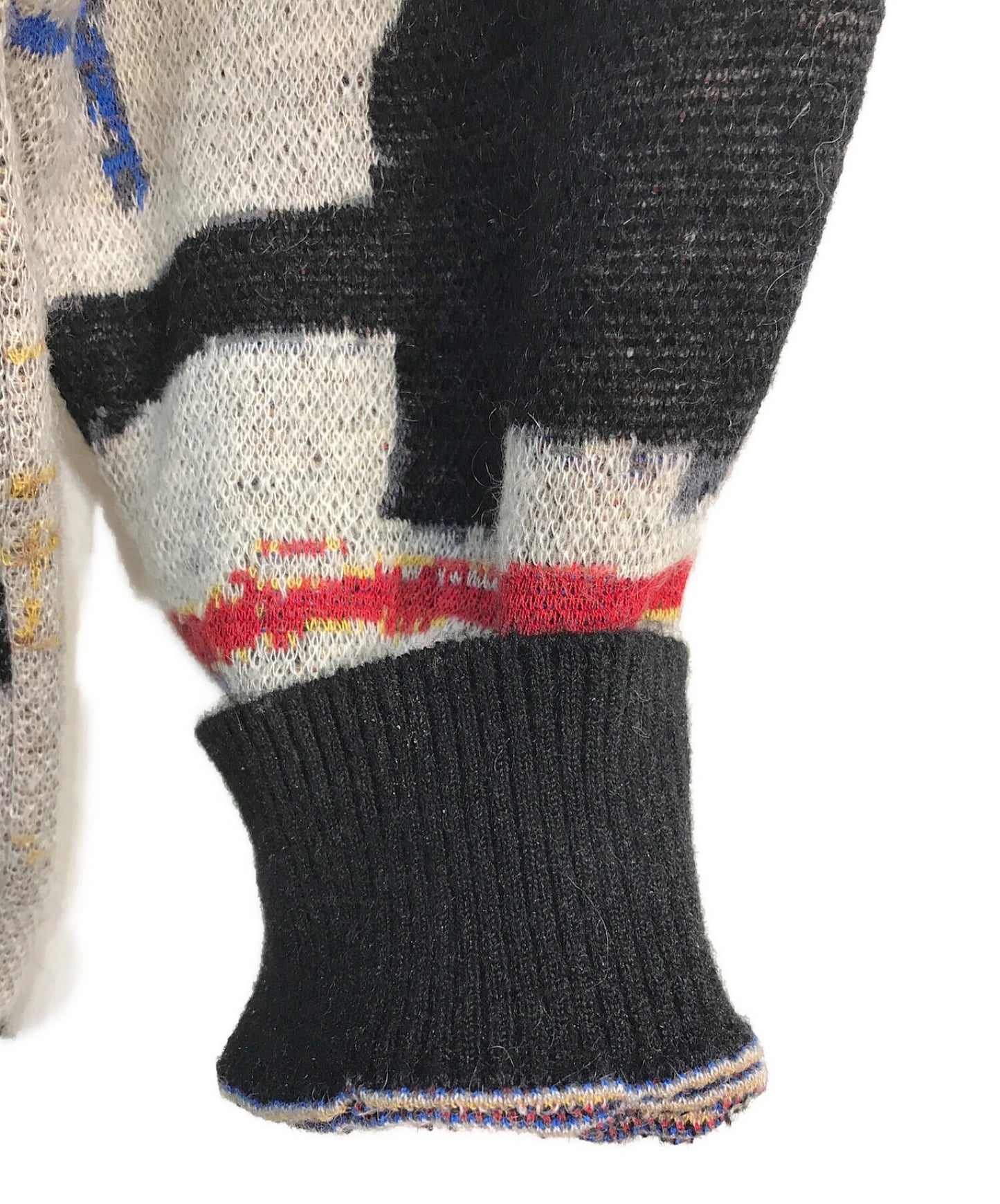 [Pre-owned] WACKO MARIA Mohair-blend knit basquiat