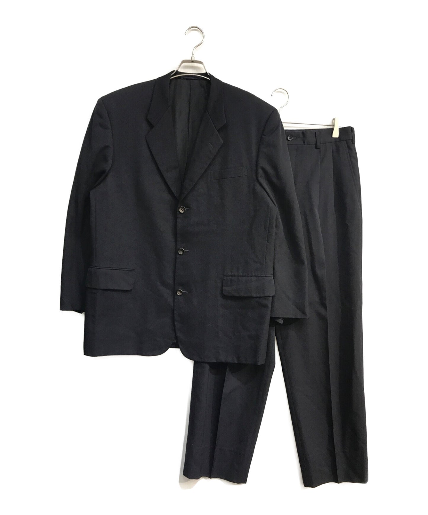 [Pre-owned] COMME des GARCONS HOMME 3B Set-up Suit HS-12012L AD1996 Fully lined Navy HS-12012L
