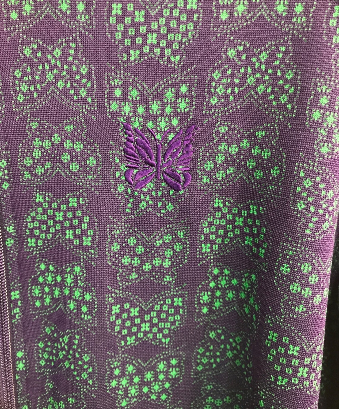 [Pre-owned] Needles Track Jacket - Poly Jq. KP212