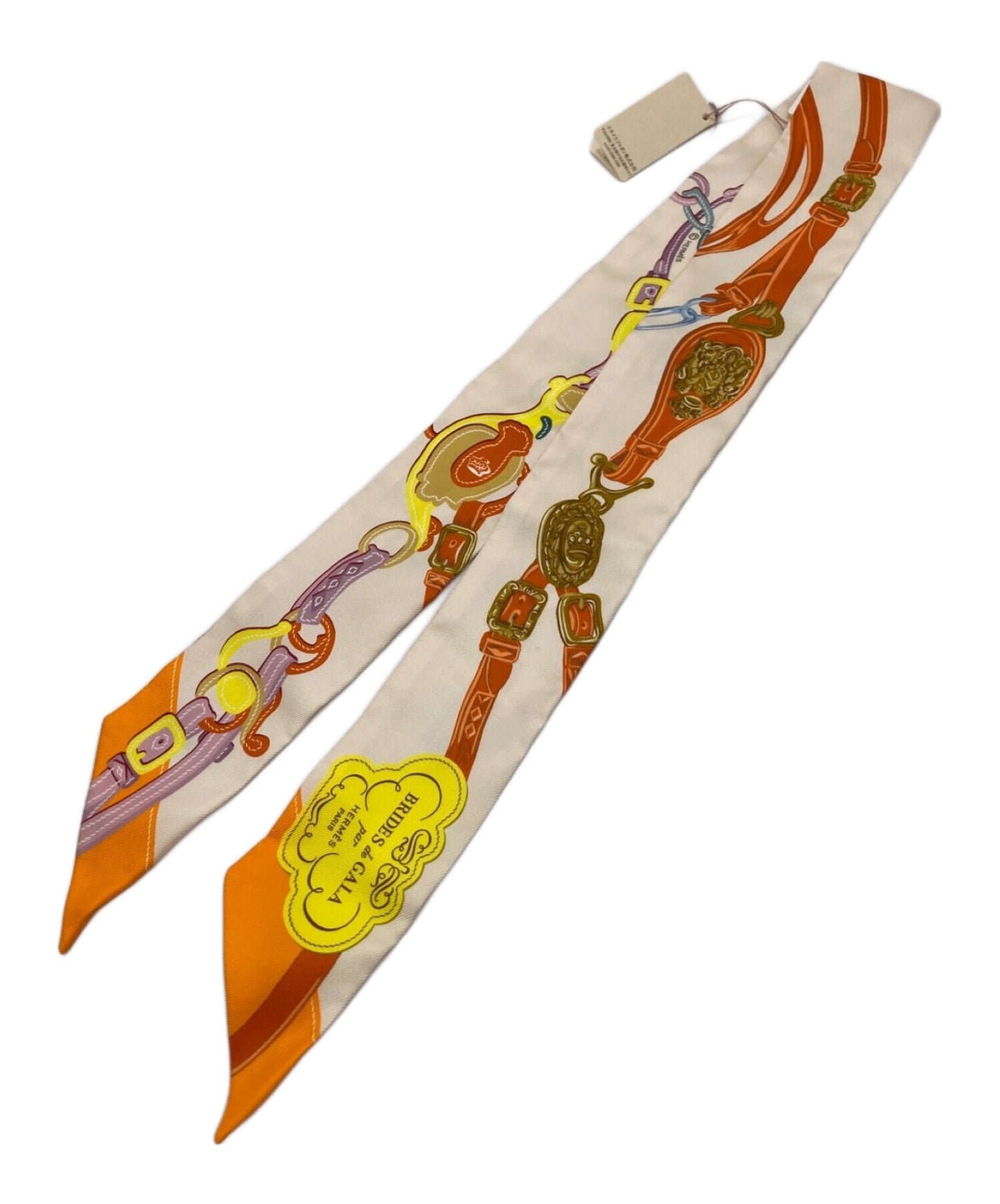 [Pre-owned] HERMES Twirly silk scarf BRIDES DE GALA APPLIQUE 063940S 063940S