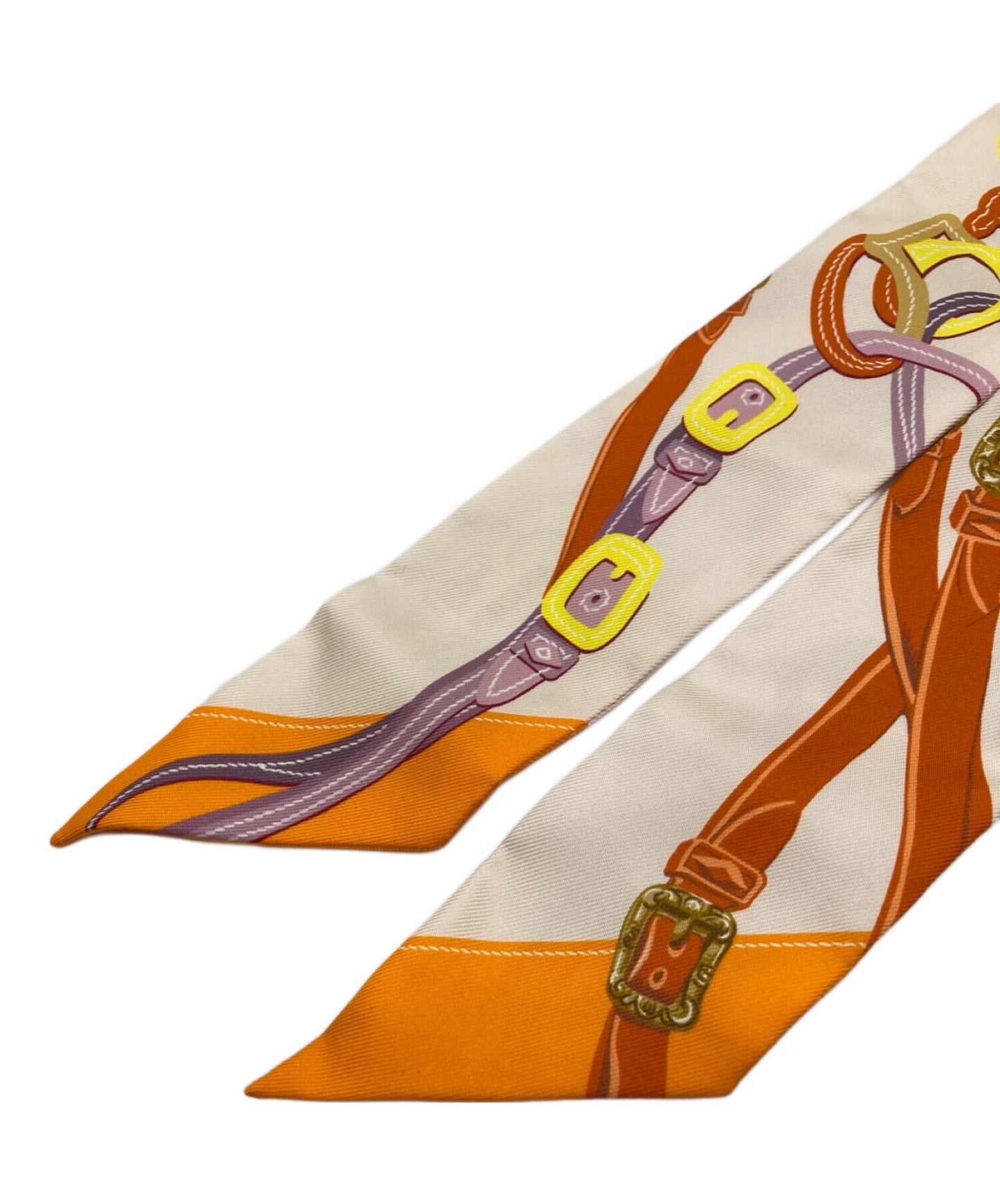 [Pre-owned] HERMES Twirly silk scarf BRIDES DE GALA APPLIQUE 063940S 063940S