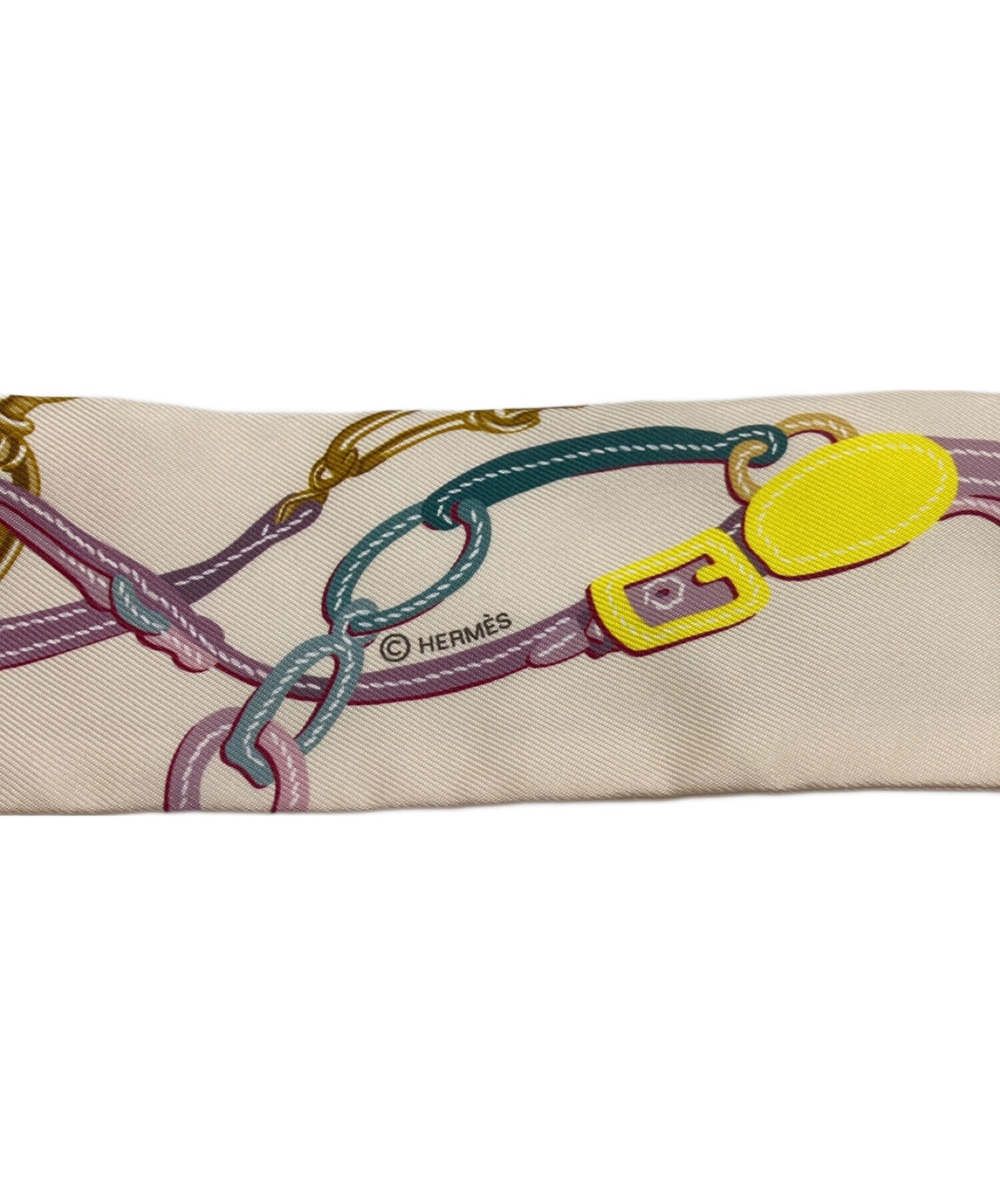 [Pre-owned] HERMES Twirly silk scarf BRIDES DE GALA APPLIQUE 063940S 063940S