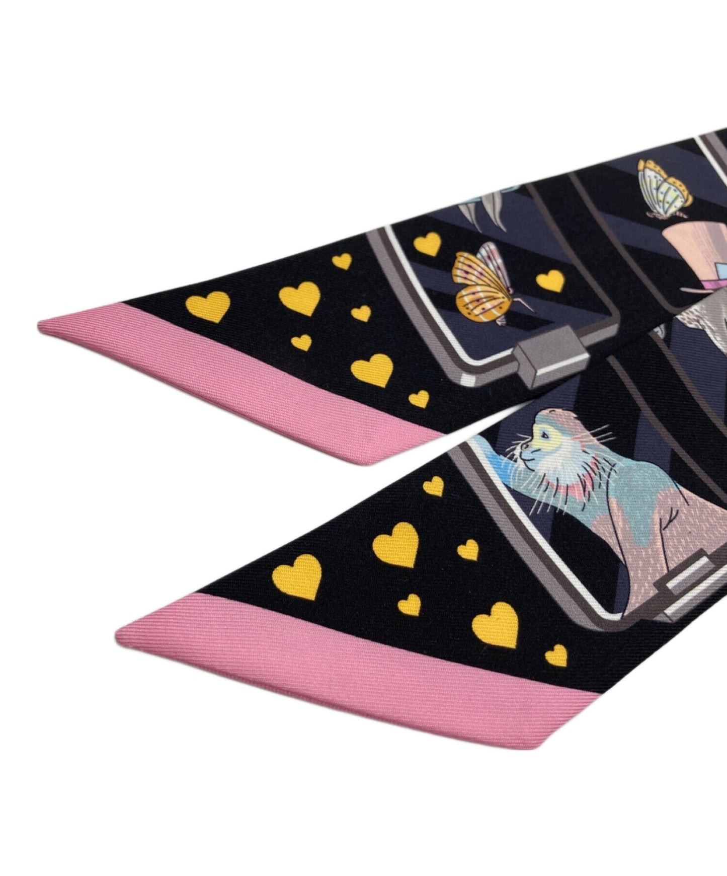 [Pre-owned] HERMES Twilly silk scarf HERMES STORY