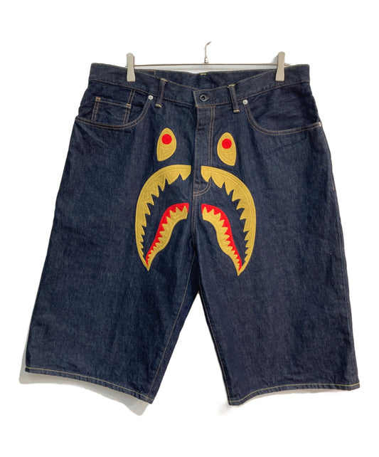 [Pre-owned] A BATHING APE Shark Denim Shorts 001DSK301002M Shark Denim Shorts 001DSK301002M