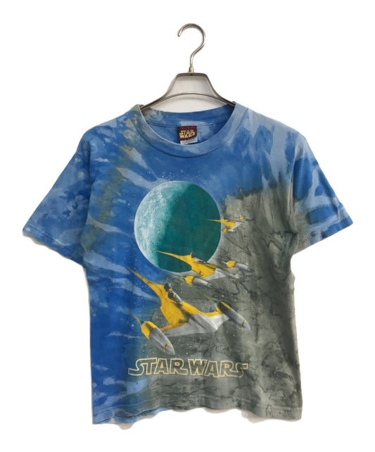 [Pre-owned] STAR WARS Movie T-shirt Starfighter Tie-dye 90s