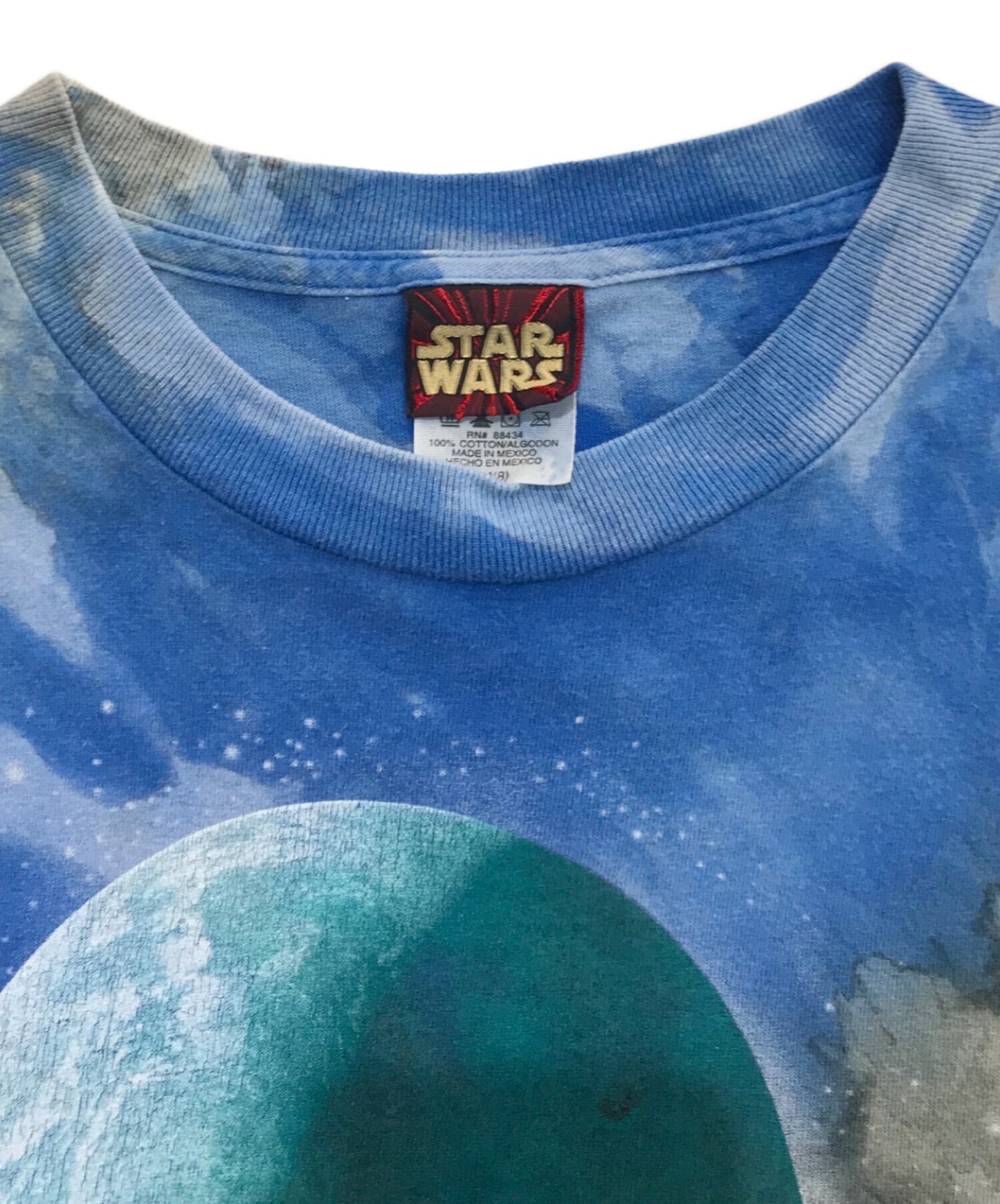 [Pre-owned] STAR WARS Movie T-shirt Starfighter Tie-dye 90s