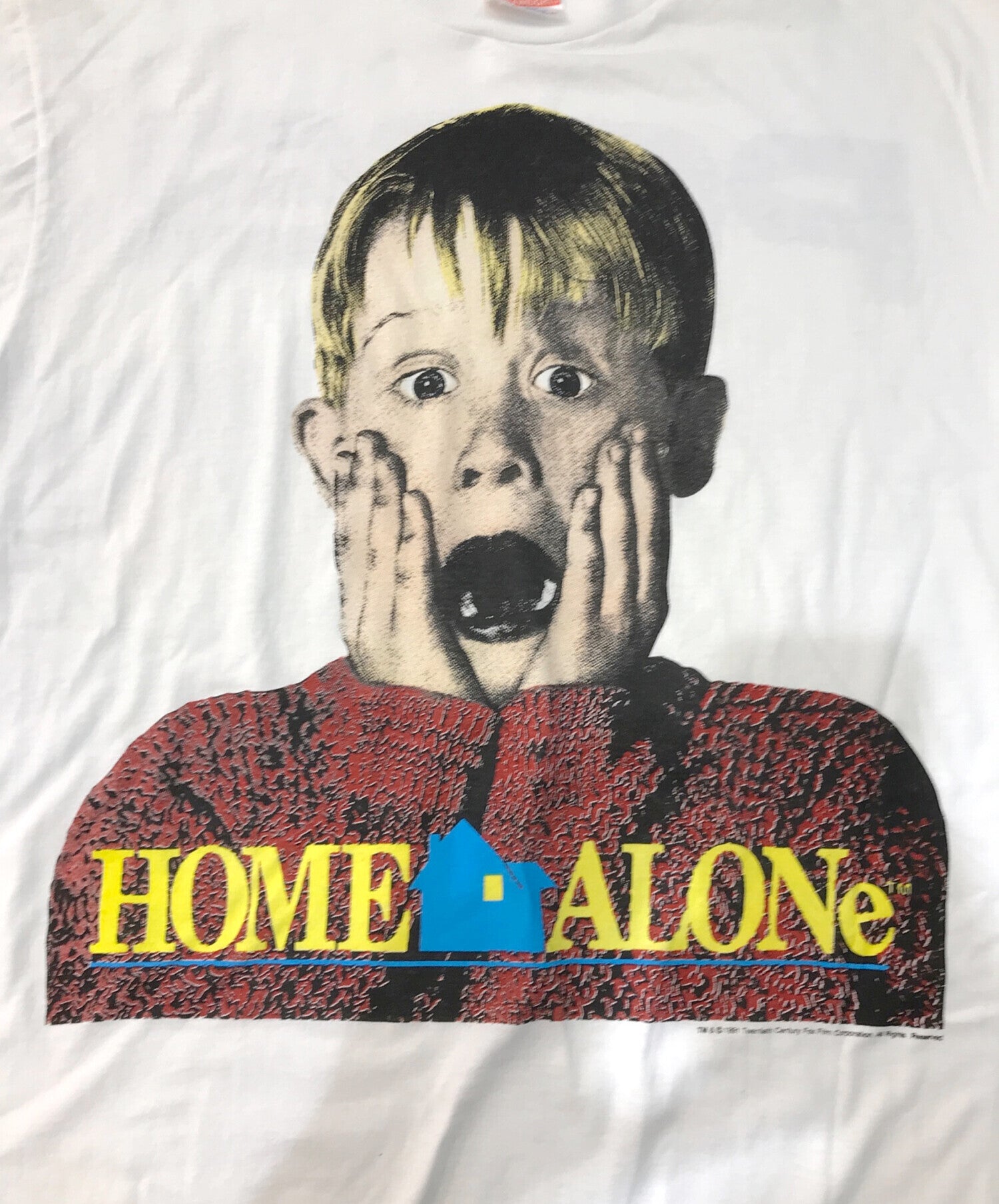 Pre-owned] Hanes Movie T-shirt 90s HOME ALONE PEPSI