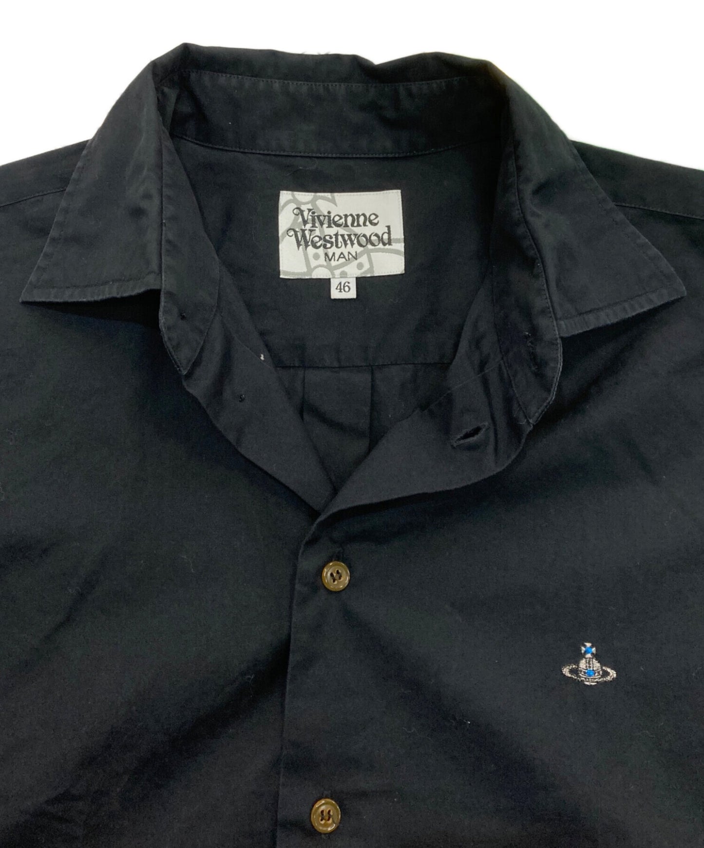 [Pre-owned] Vivienne Westwood man Orb Embroidery Long Sleeve Shirt VL-WR-70951 VL-WR-70951