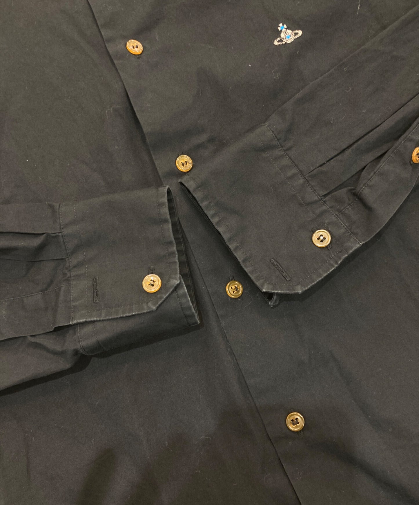 [Pre-owned] Vivienne Westwood man Orb Embroidery Long Sleeve Shirt VL-WR-70951 VL-WR-70951