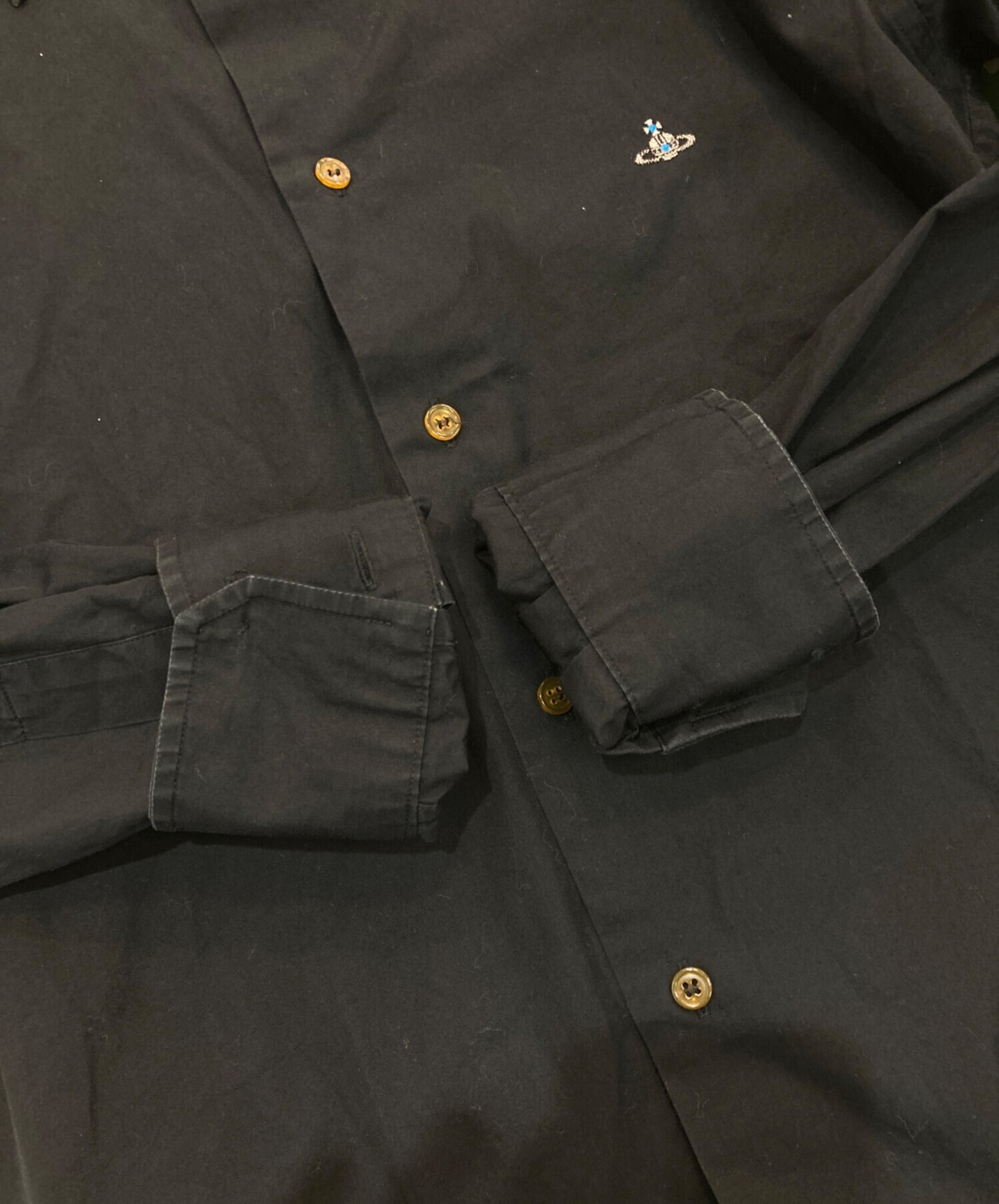 [Pre-owned] Vivienne Westwood man Orb Embroidery Long Sleeve Shirt VL-WR-70951 VL-WR-70951