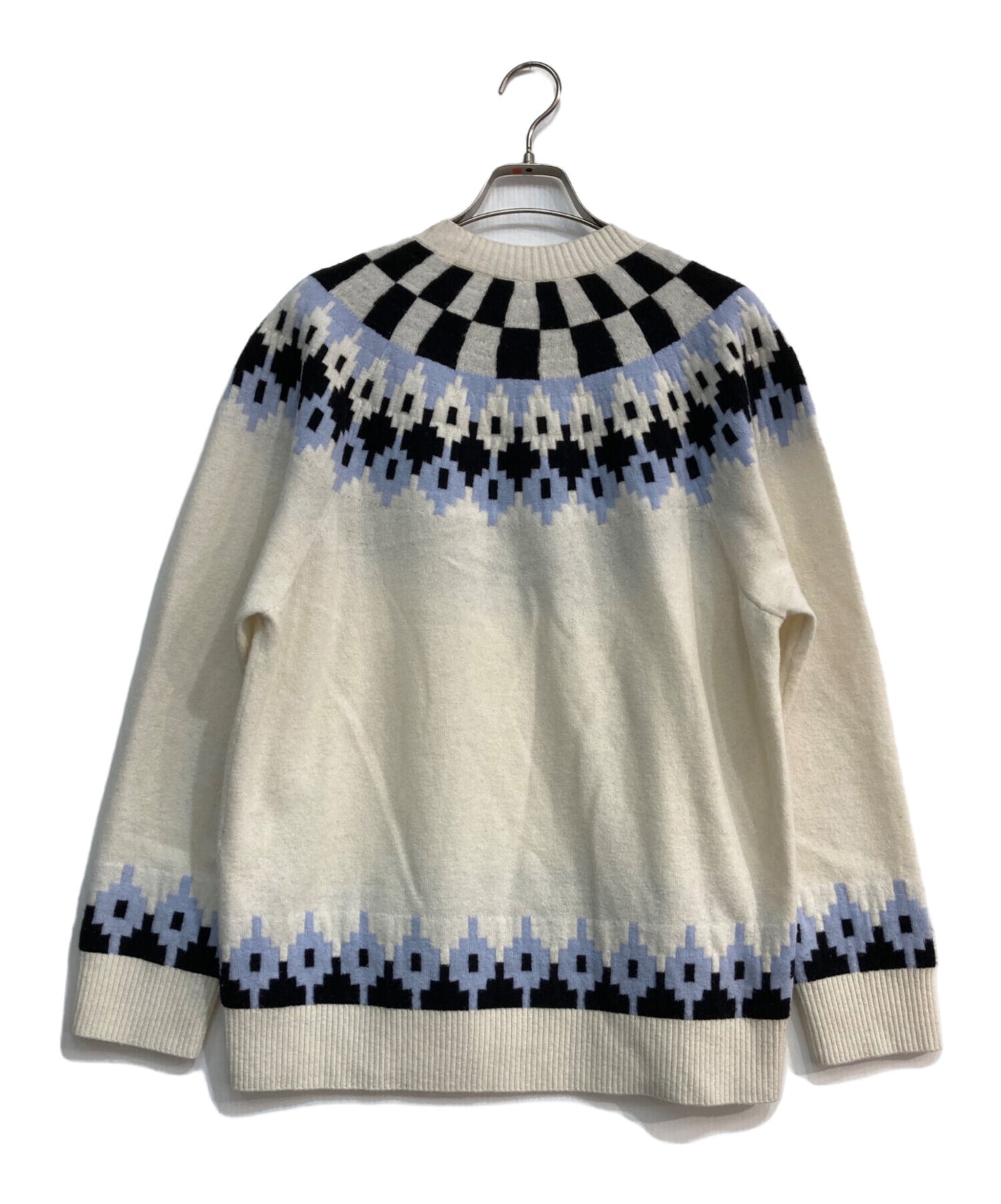 [Pre-owned] UNDERCOVER Fair Isle JQ Crew Long Sleeve Knit Sweater UC2C9904-1 UC2C9904-1