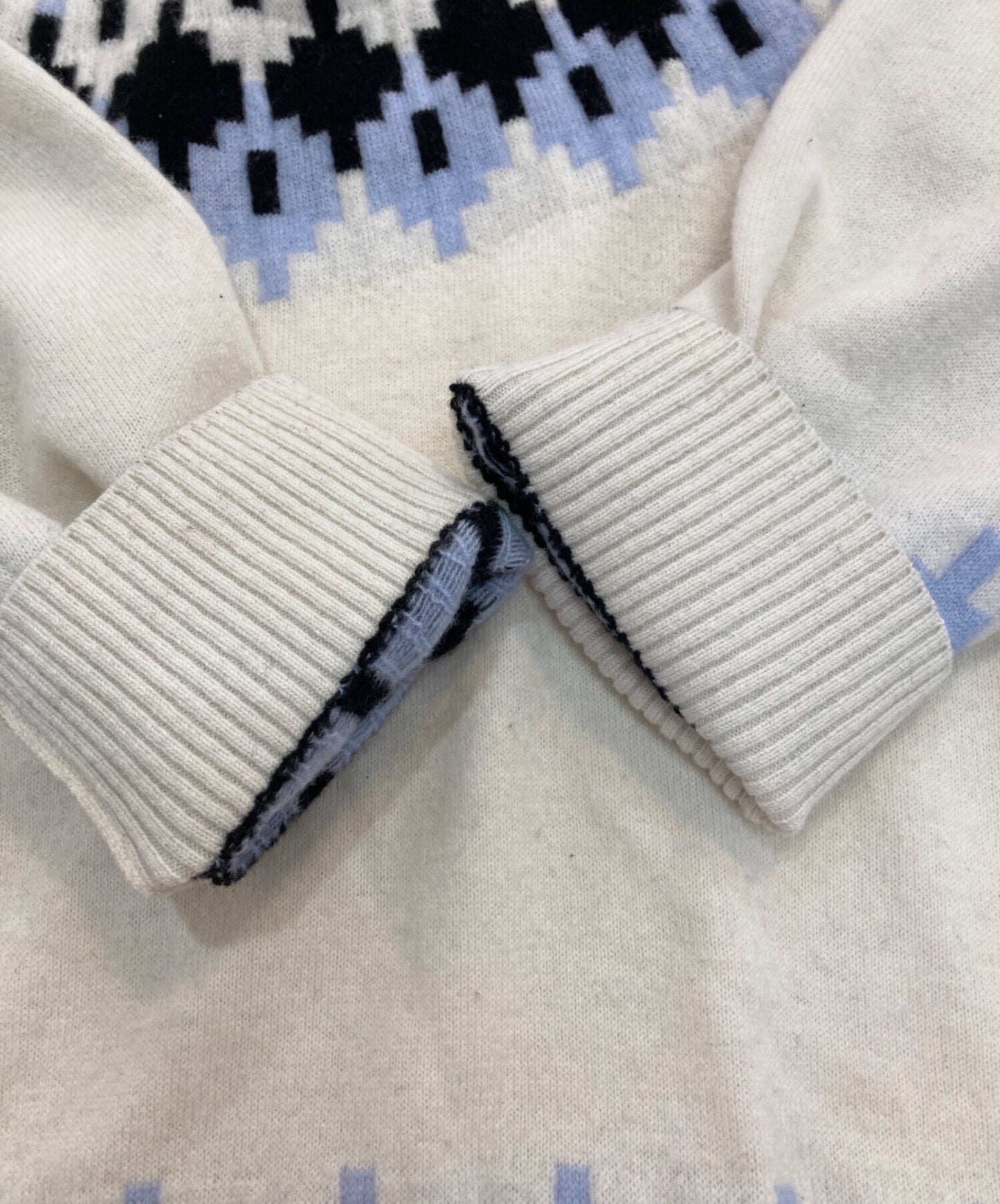 [Pre-owned] UNDERCOVER Fair Isle JQ Crew Long Sleeve Knit Sweater UC2C9904-1 UC2C9904-1