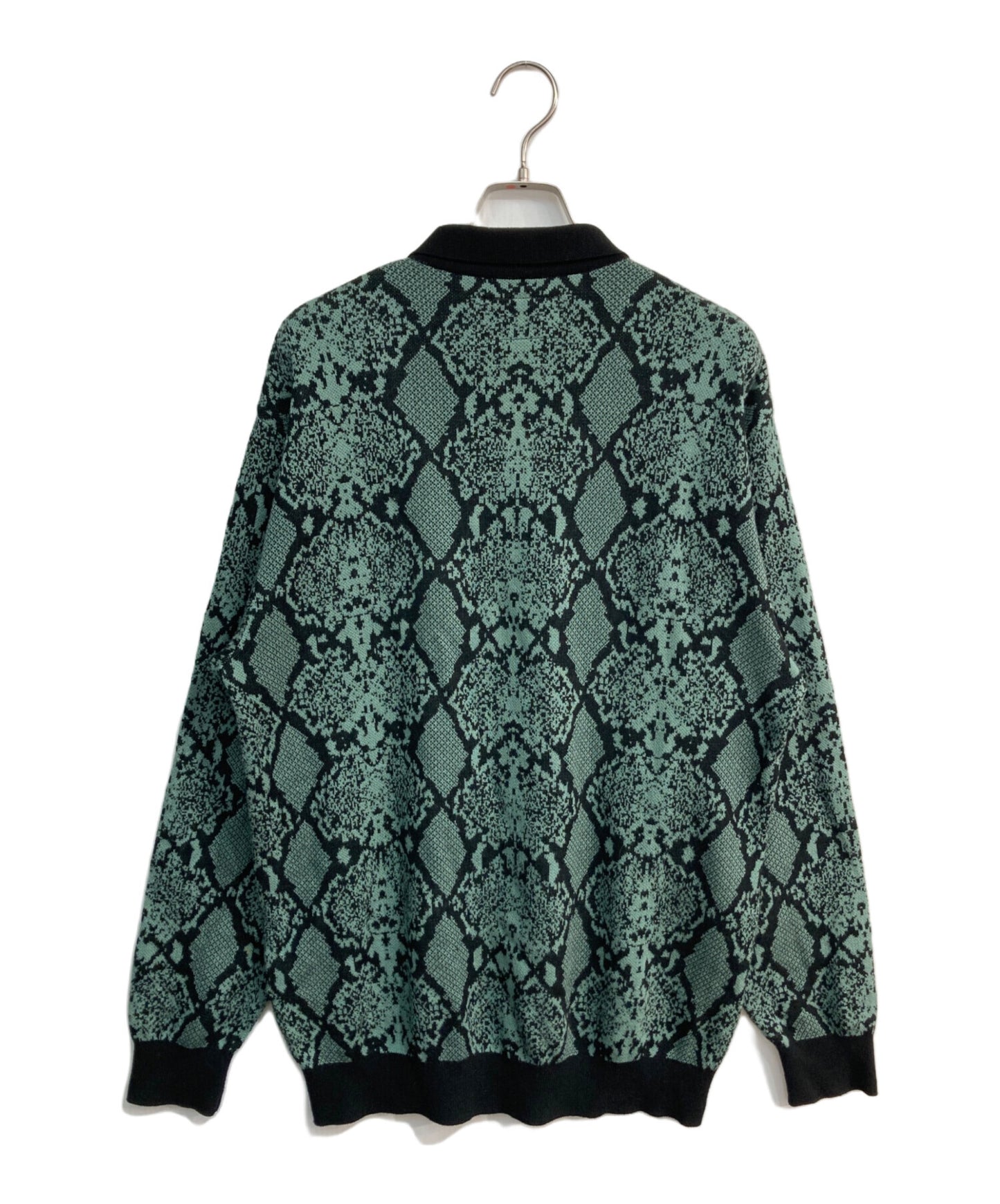 [Pre-owned] WACKO MARIA PYTHON KNIT POLO SHIRT 23FW