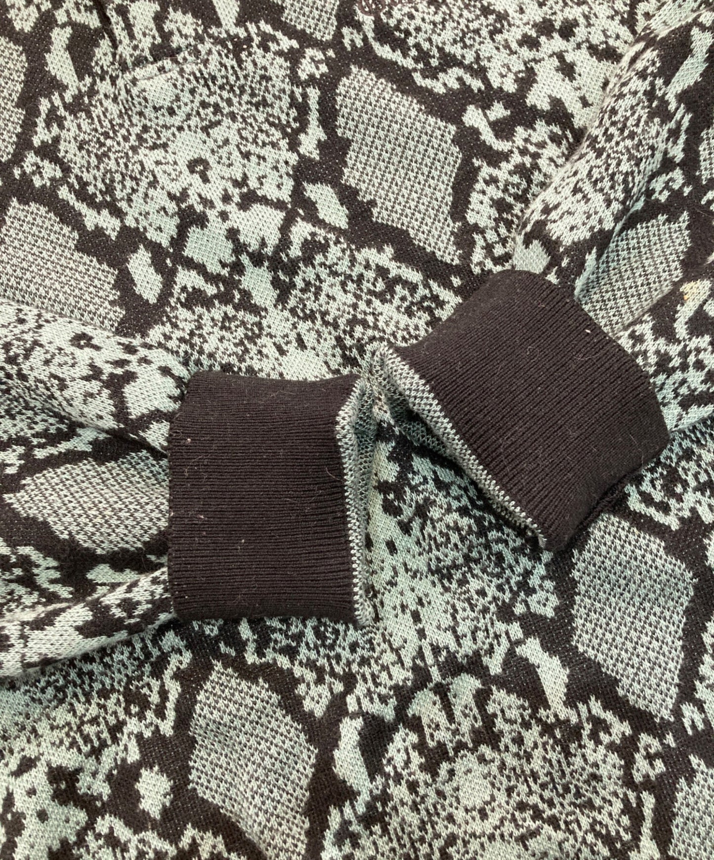 [Pre-owned] WACKO MARIA PYTHON KNIT POLO SHIRT 23FW