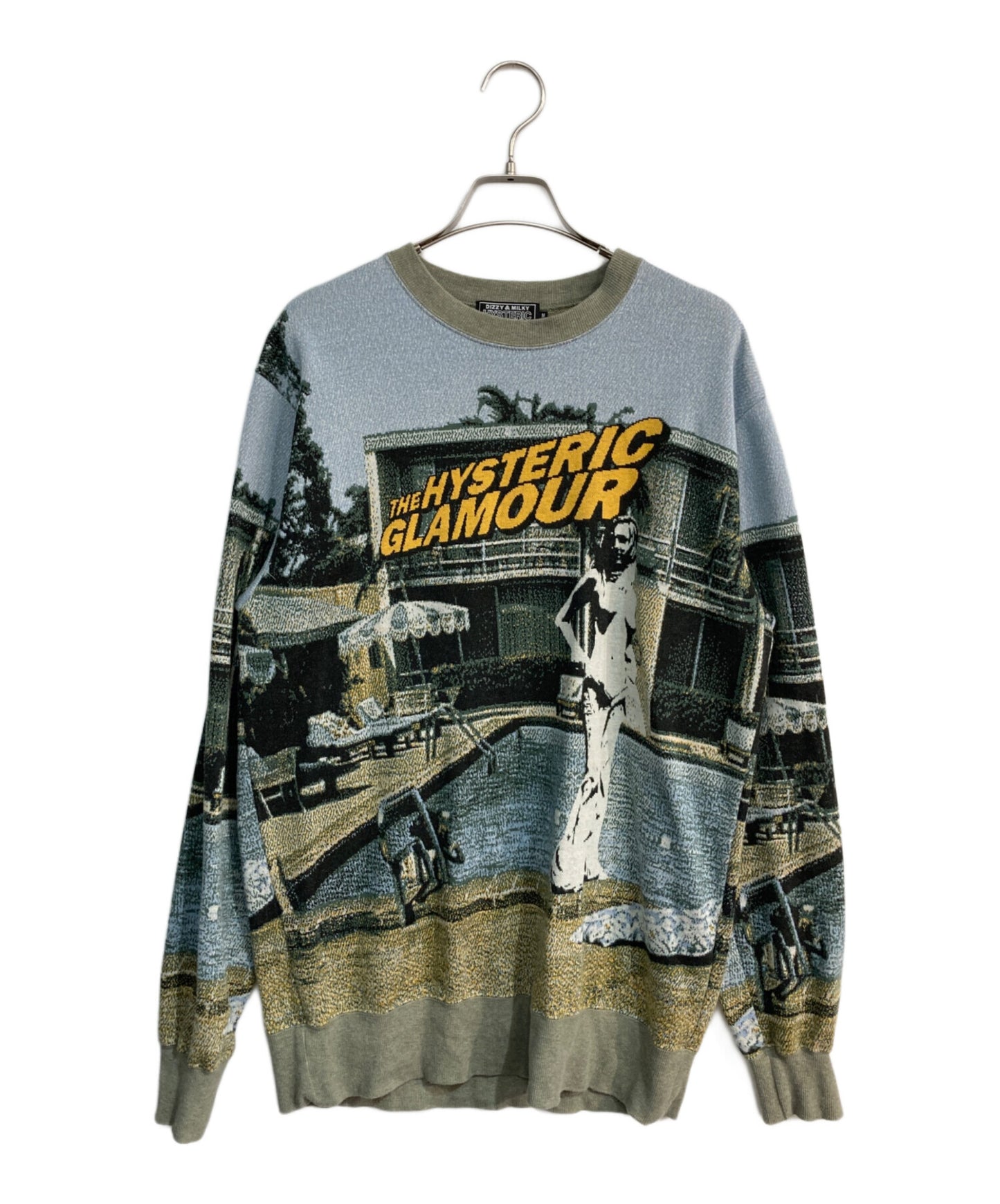 [Pre-owned] Hysteric Glamour POOL SIDE jacquard sweatshirt 02251CS01 02251CS01