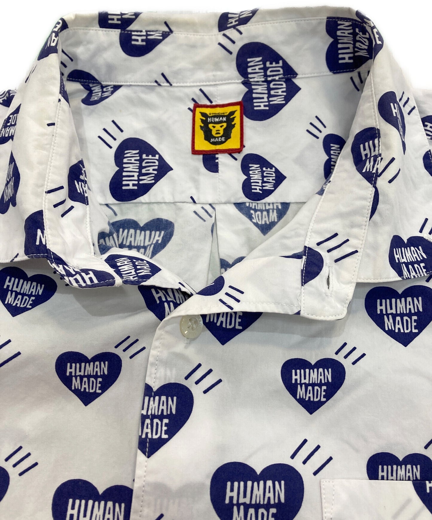 [Pre-owned] HUMAN MADE HEART PATTERN SHIRT