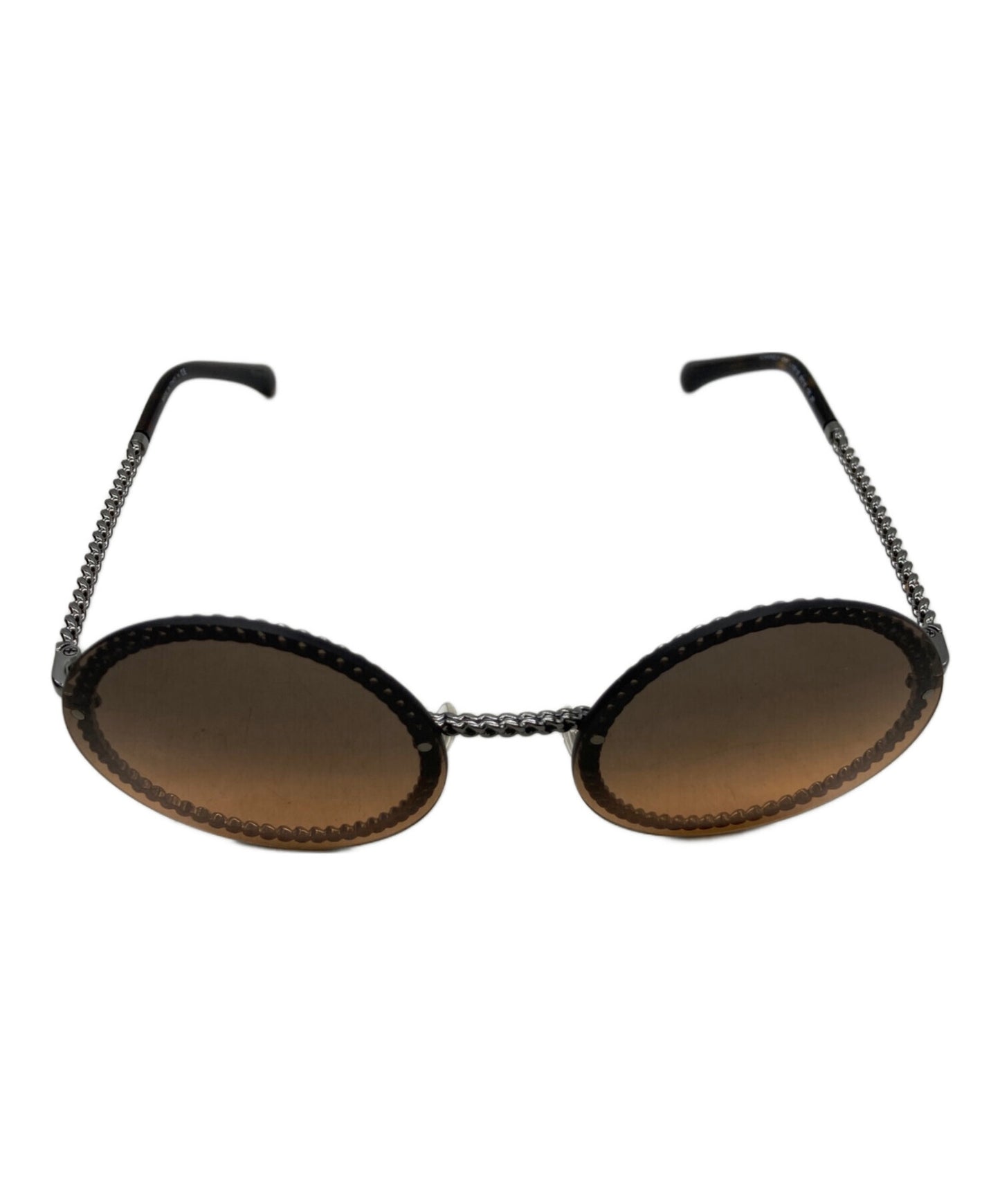 [Pre-owned] CHANEL Sunglasses with coco mark chain 4245