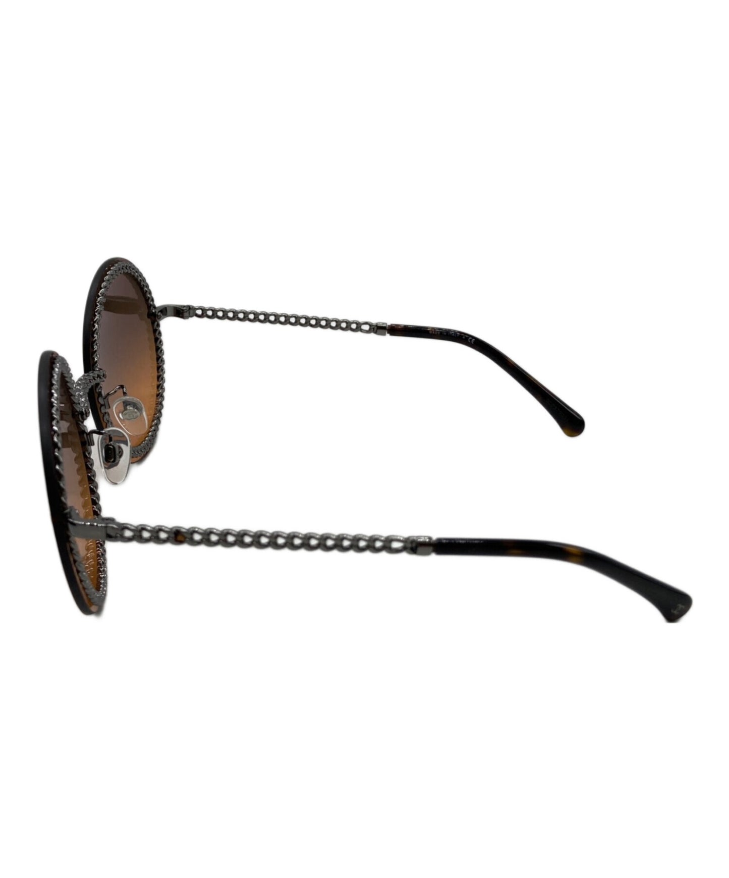 [Pre-owned] CHANEL Sunglasses with coco mark chain 4245