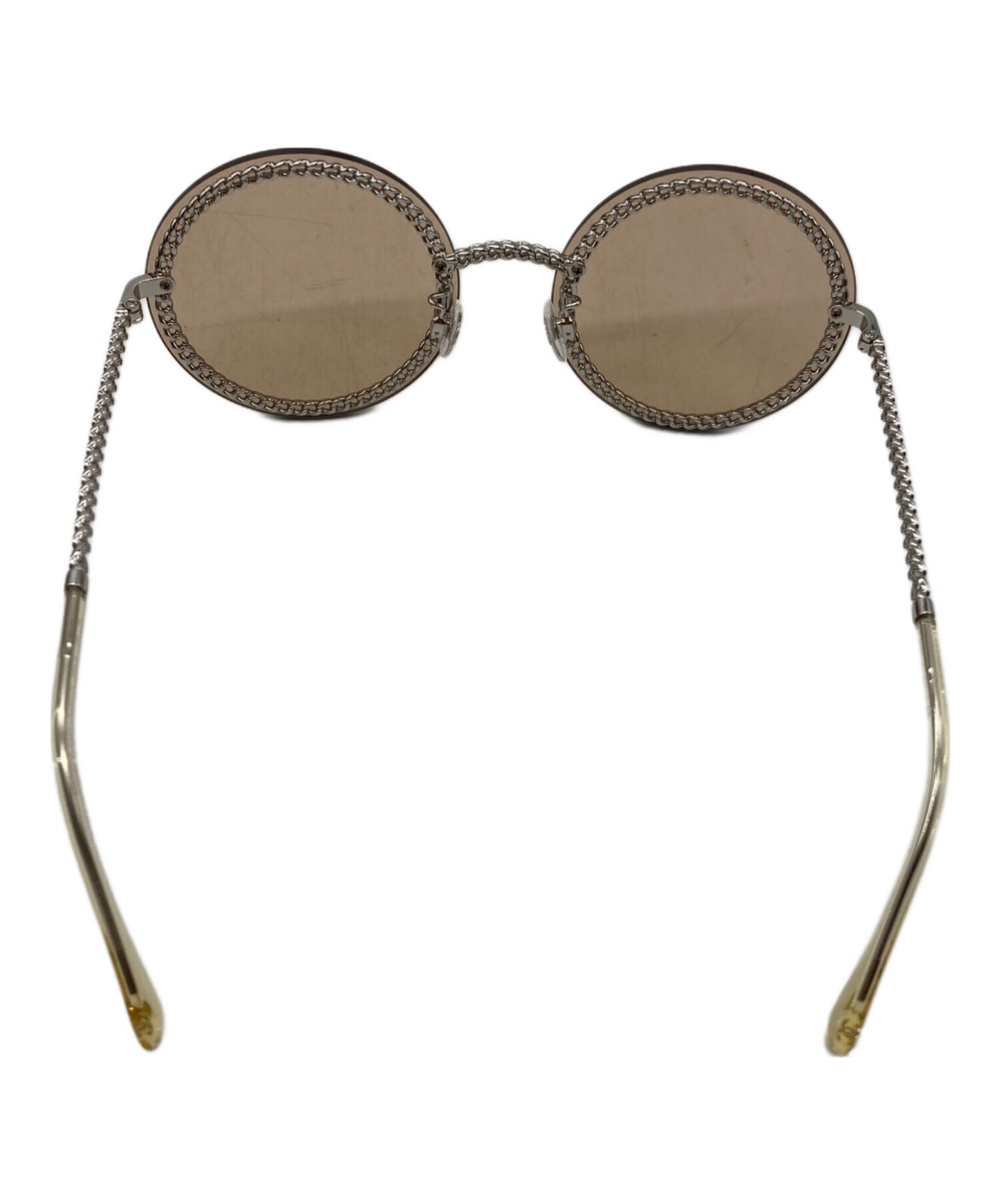 [Pre-owned] CHANEL Sunglasses with coco mark chain 4245