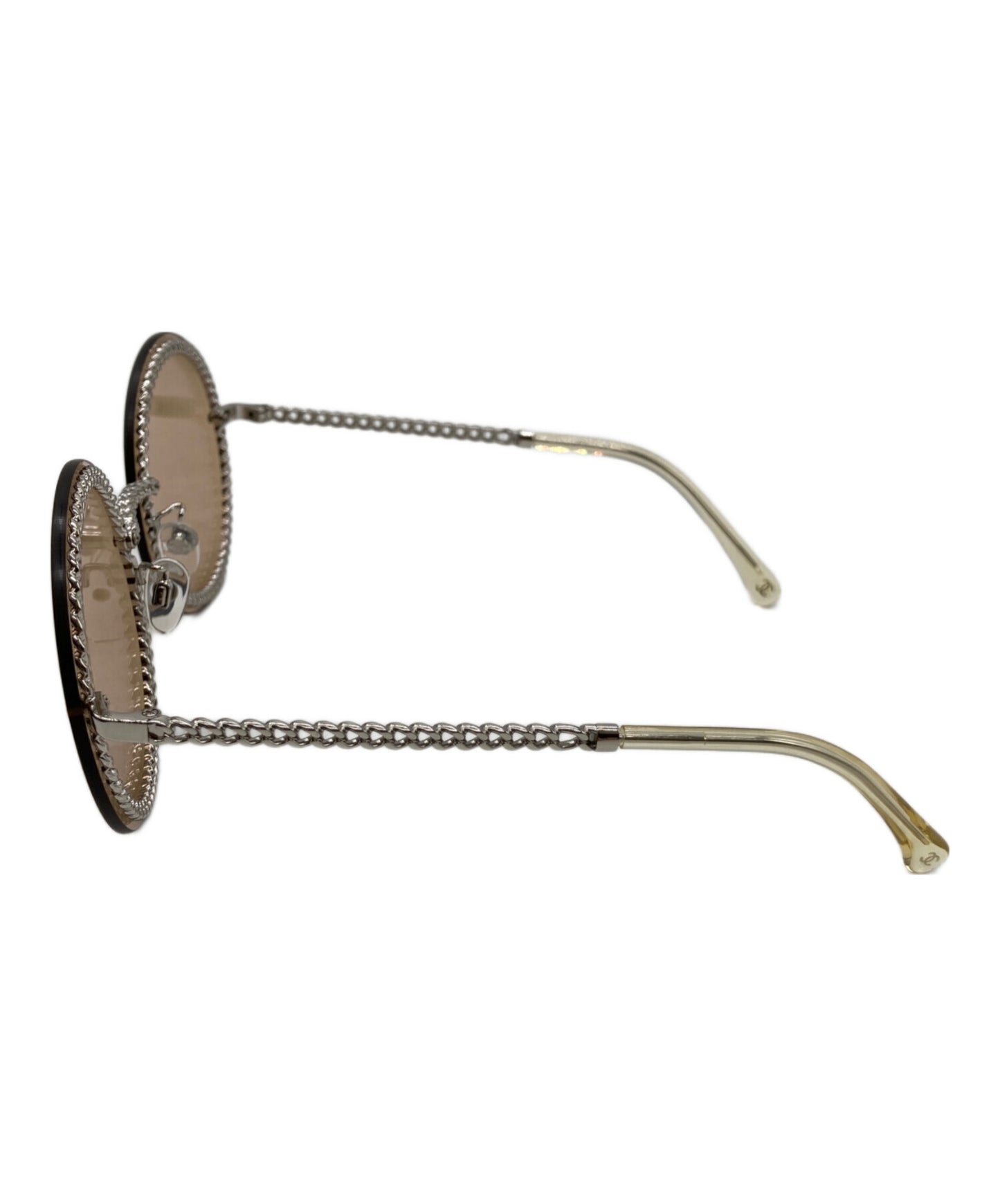 [Pre-owned] CHANEL Sunglasses with coco mark chain 4245