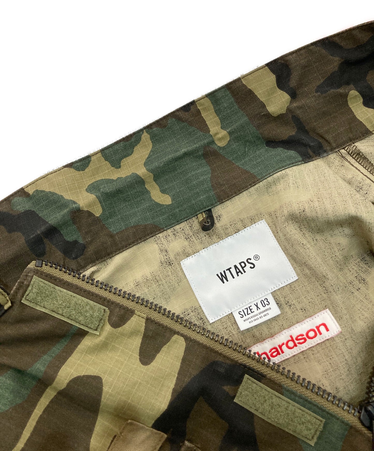 [Pre-owned] WTAPS BUDS RIPSTOP L/S CAMO 202BRRID 202BRRID