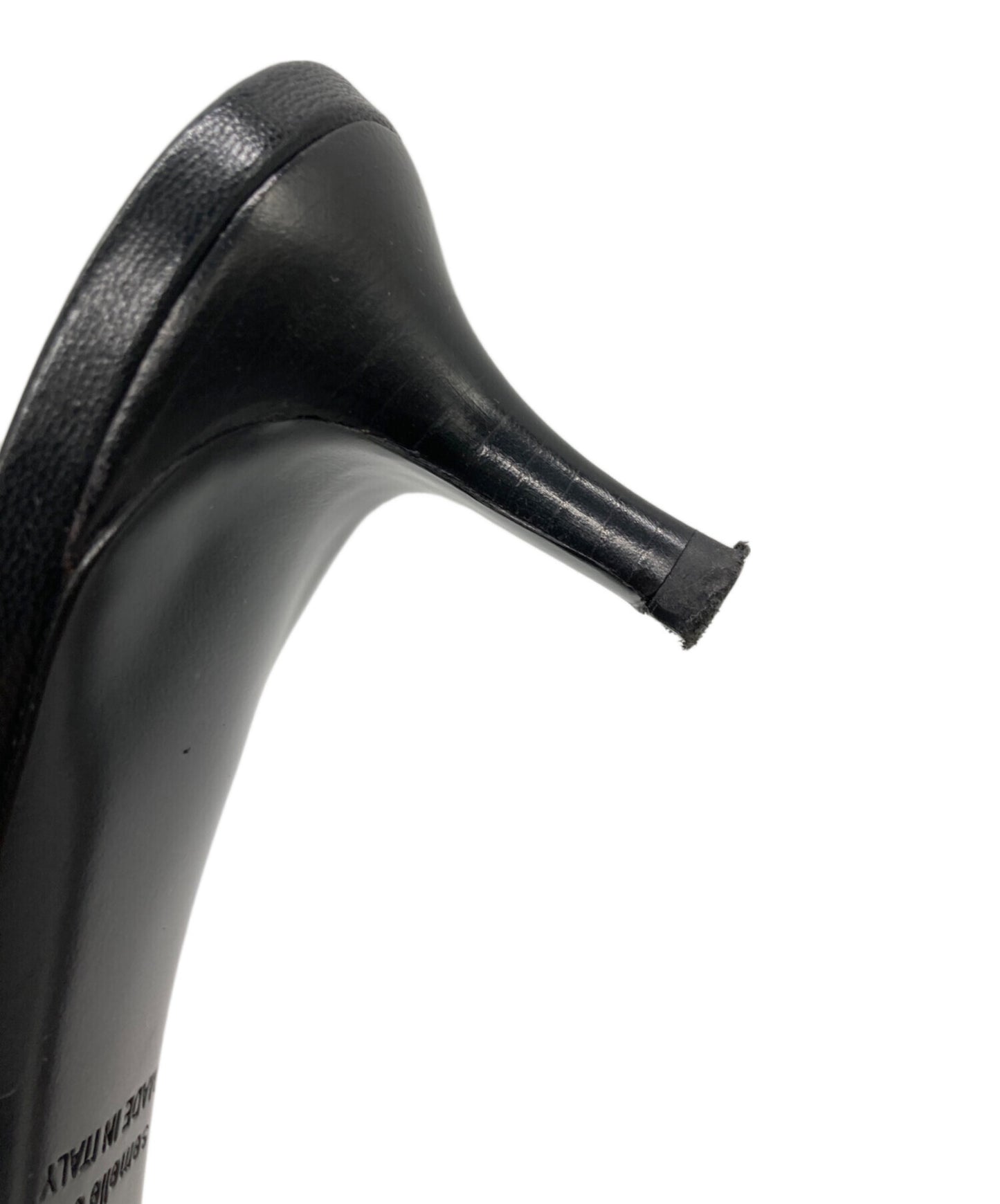 [Pre-owned] HERMES Pointed Toe Strap Leather Pumps