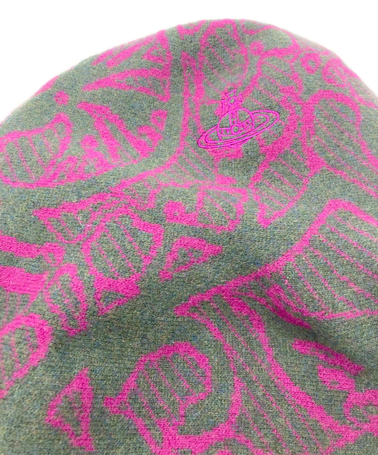 [Pre-owned] Vivienne Westwood Jacquard knit hat