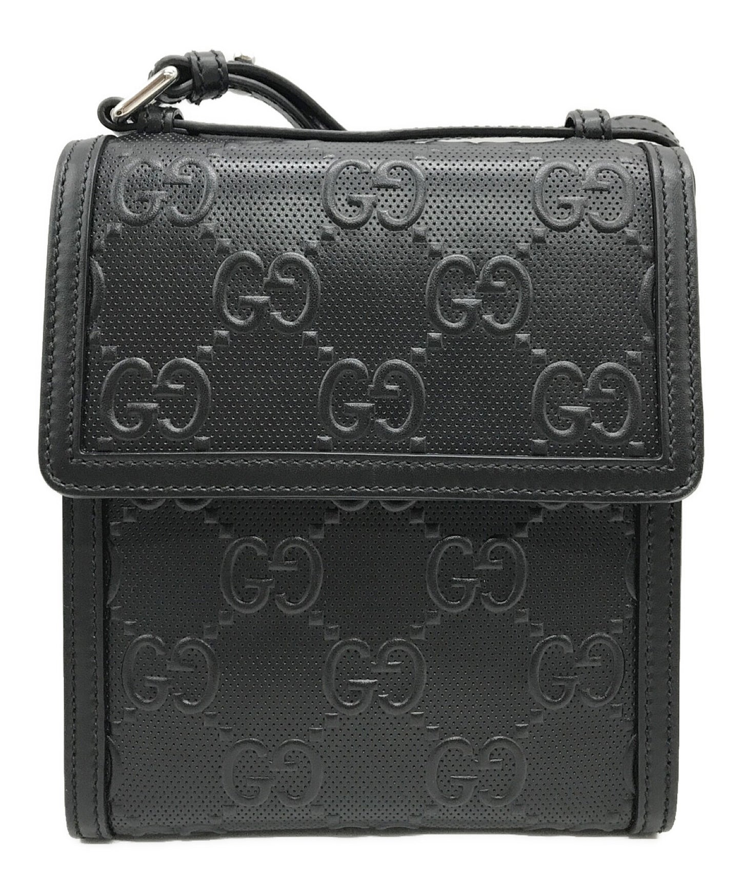 [Pre-owned] GUCCI GG Embossed Messenger Bag 625782 525040