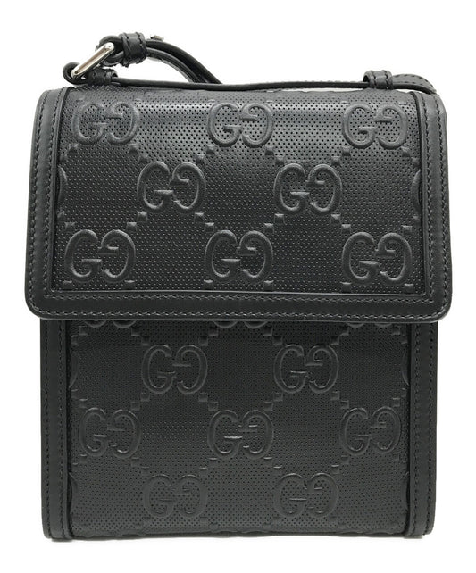 [Pre-owned] GUCCI GG Embossed Messenger Bag 625782 525040