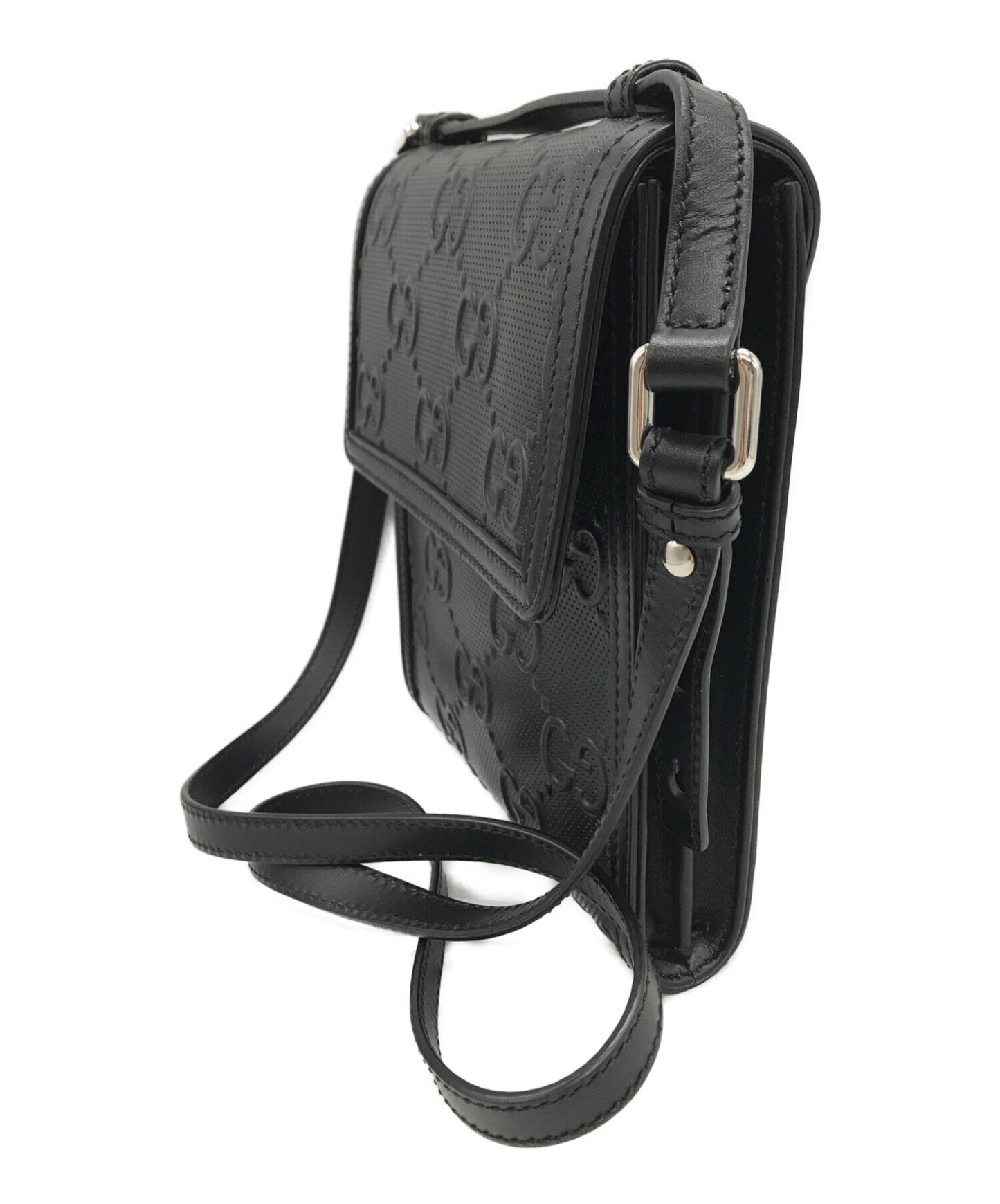 [Pre-owned] GUCCI GG Embossed Messenger Bag 625782 525040