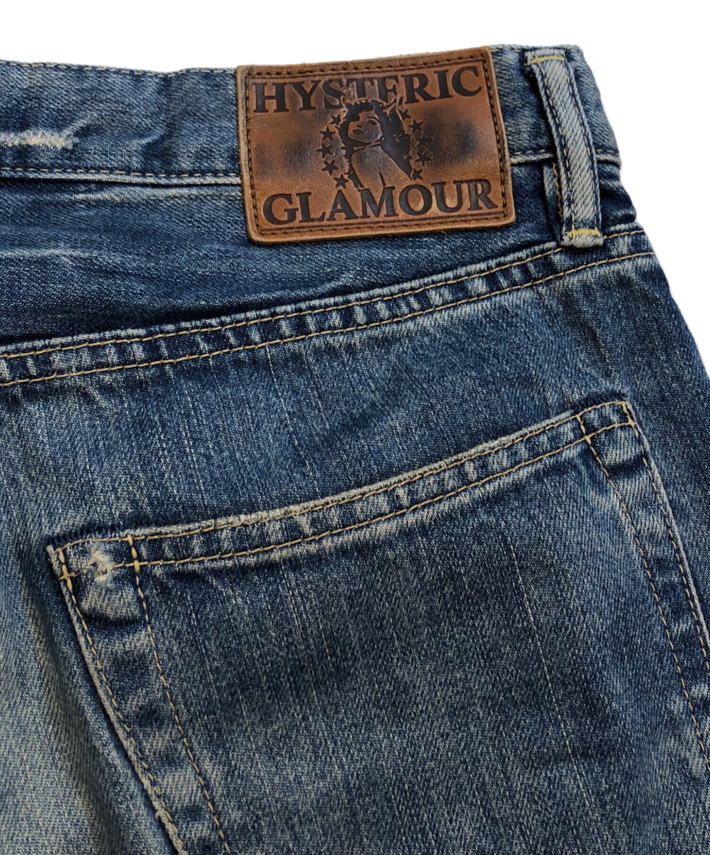 [Pre-owned] Hysteric Glamour Small window SP processed selvedge denim 0222AP14