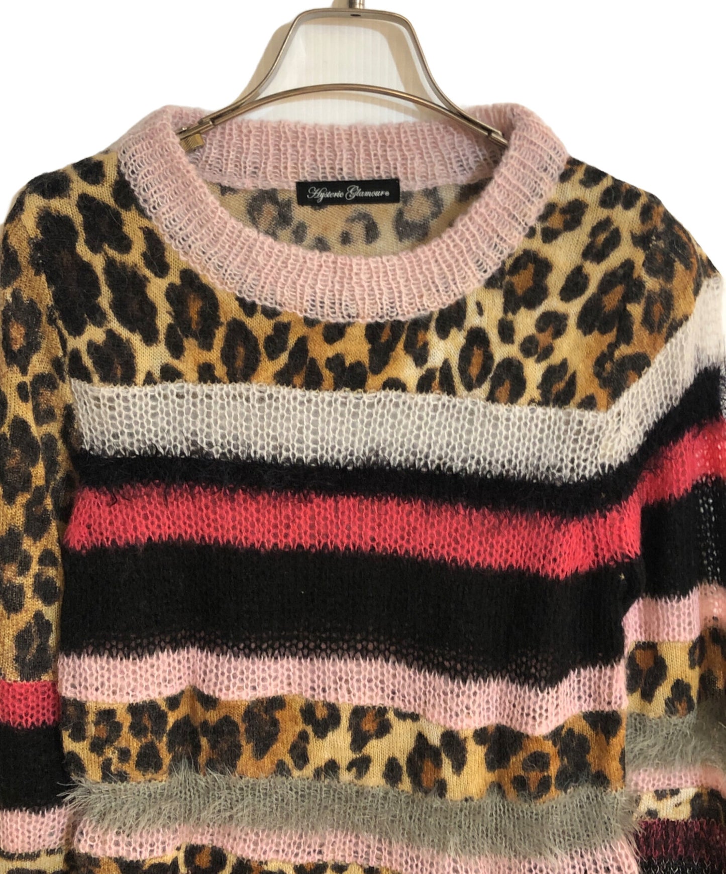 [Pre-owned] Hysteric Glamour Old Multicolor Animal Knit 0143NS09