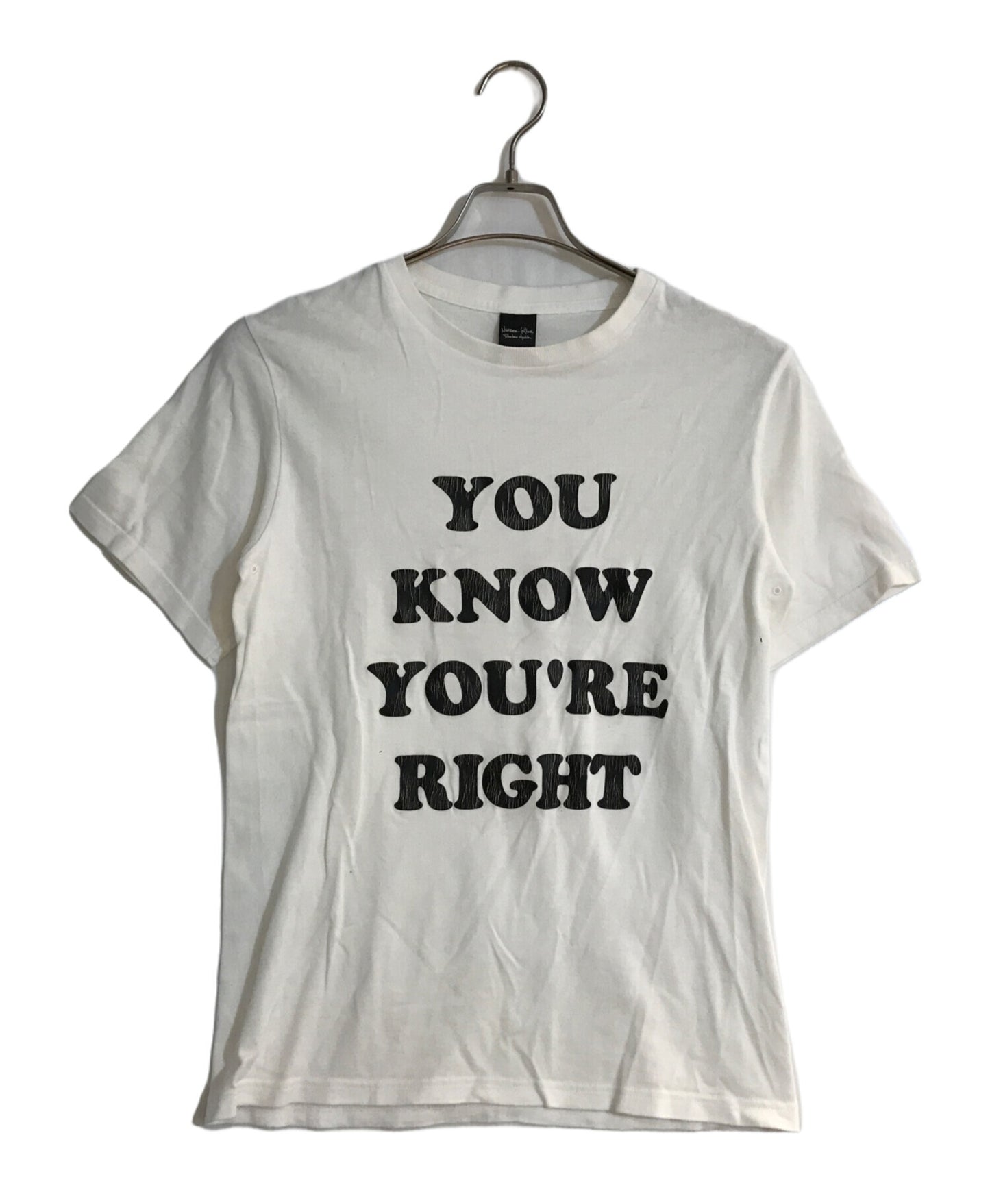 [Pre-owned] NUMBER (N)INE YOU KNOW YOU'RE RIGHT T-shirt