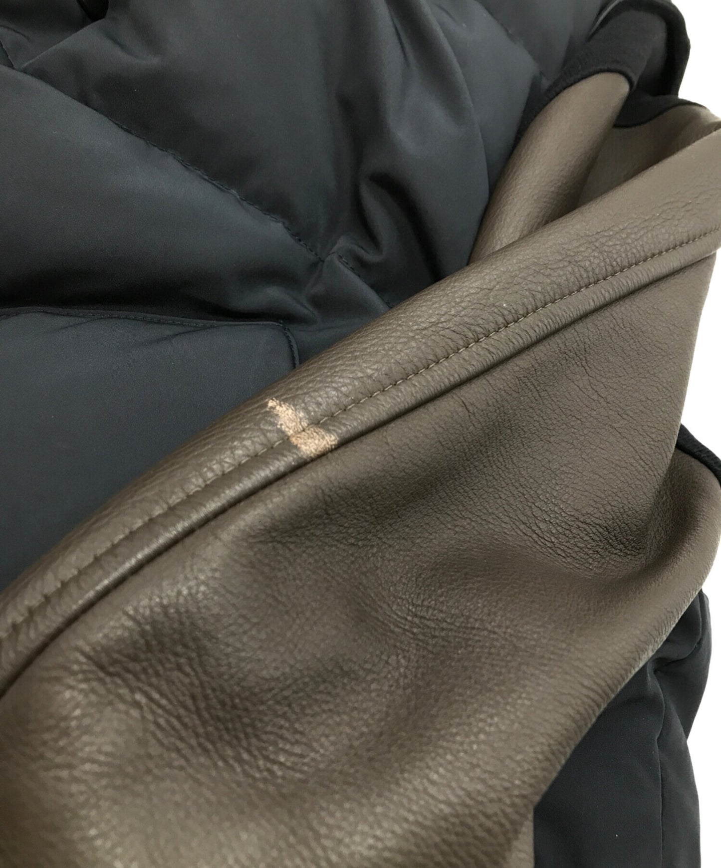 [Pre-owned] UNDERCOVER 08AW Sleeve leather-switched down jacket B4215