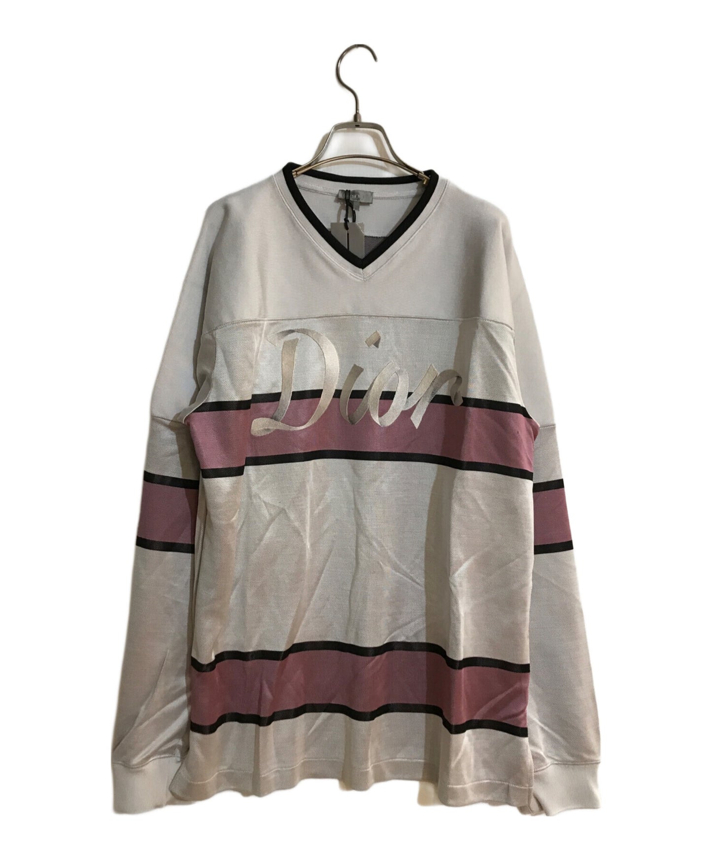 [Pre-owned] Dior Oversized Long Sleeve T-Shirt Technical Jersey 293J631A0799