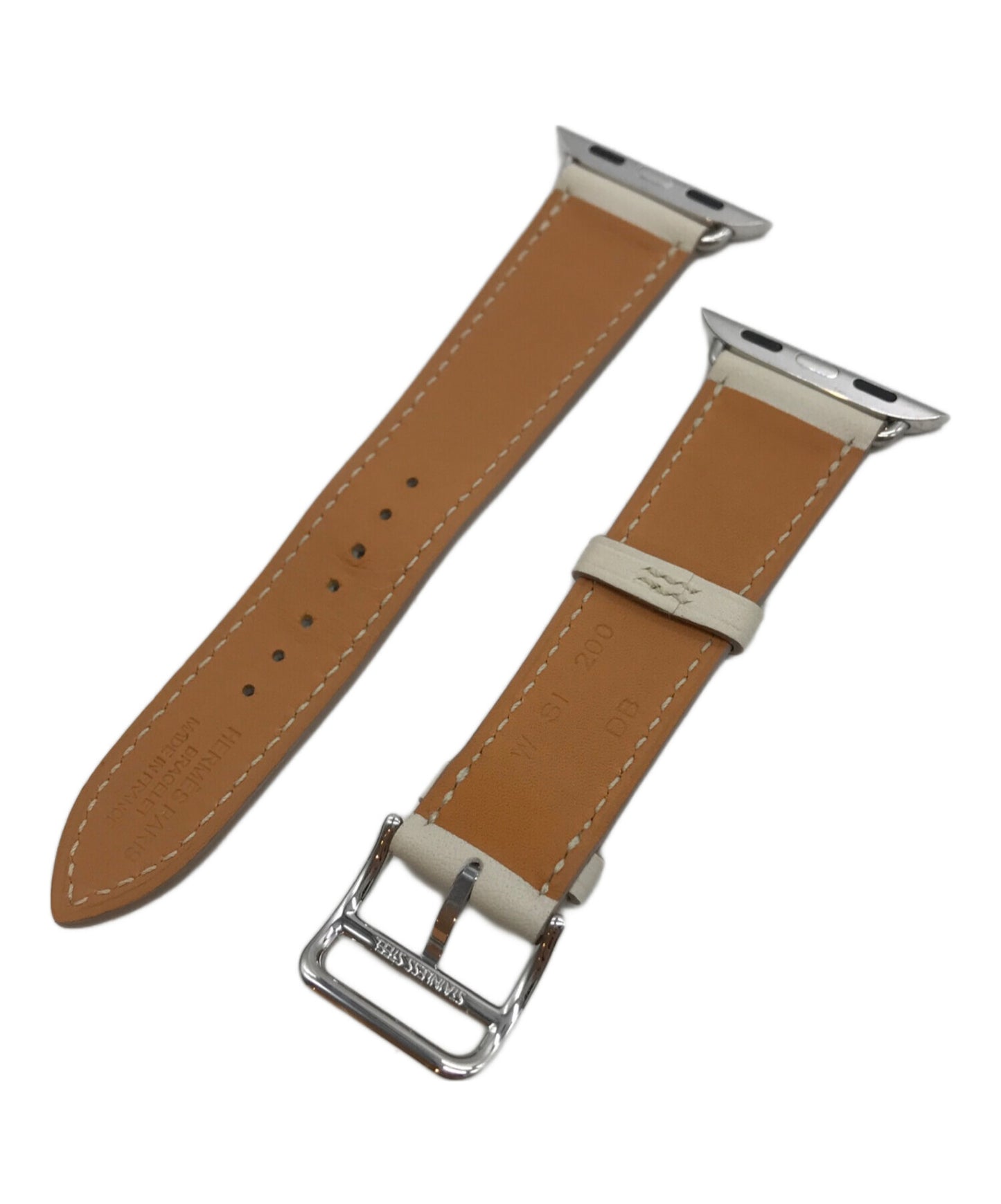 [Pre-owned] HERMES Apple Watch Replacement Eleather Belt W