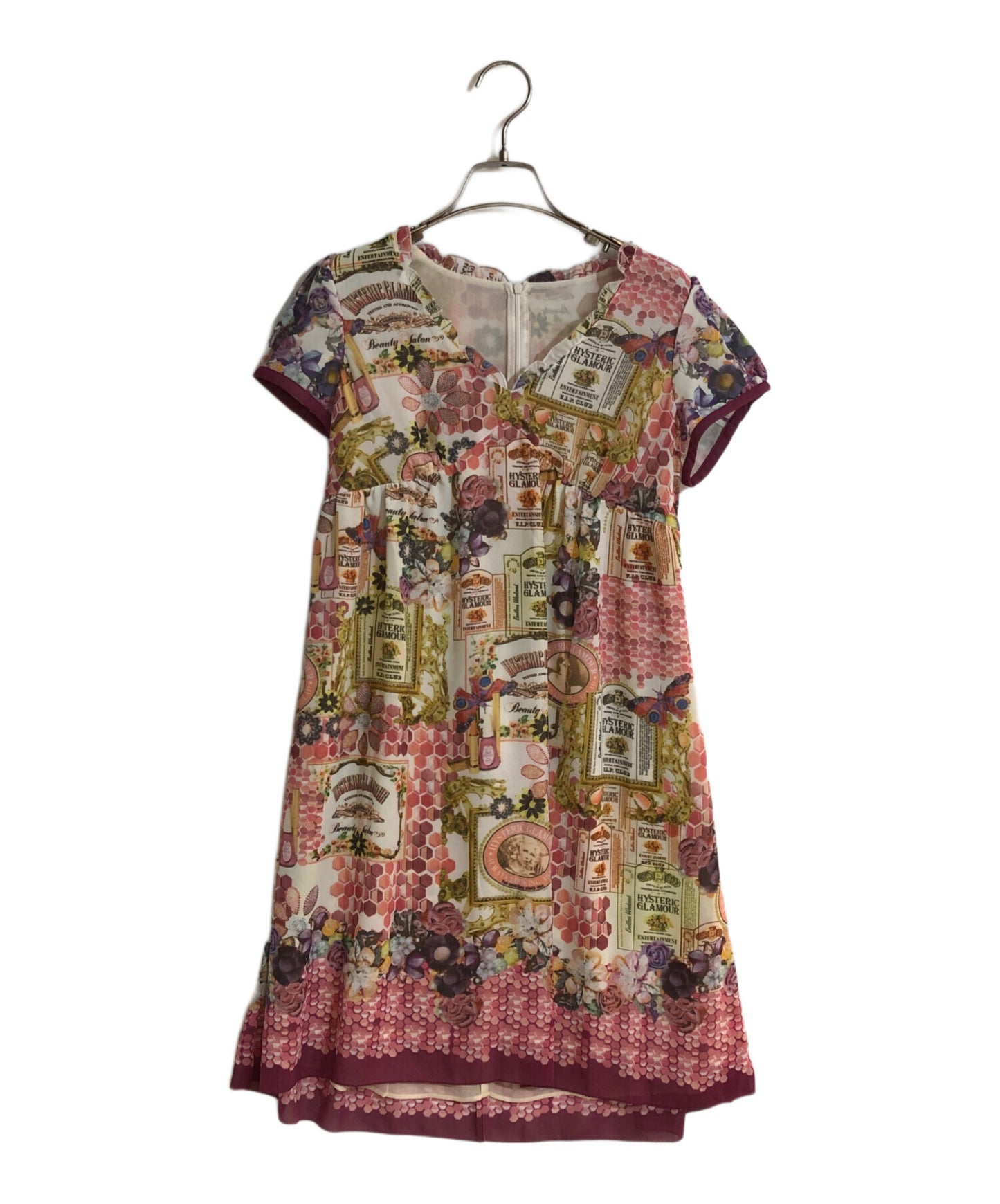 [Pre-owned] Hysteric Glamour ORNAMENT FLOWER all over pattern dress 0134AO02