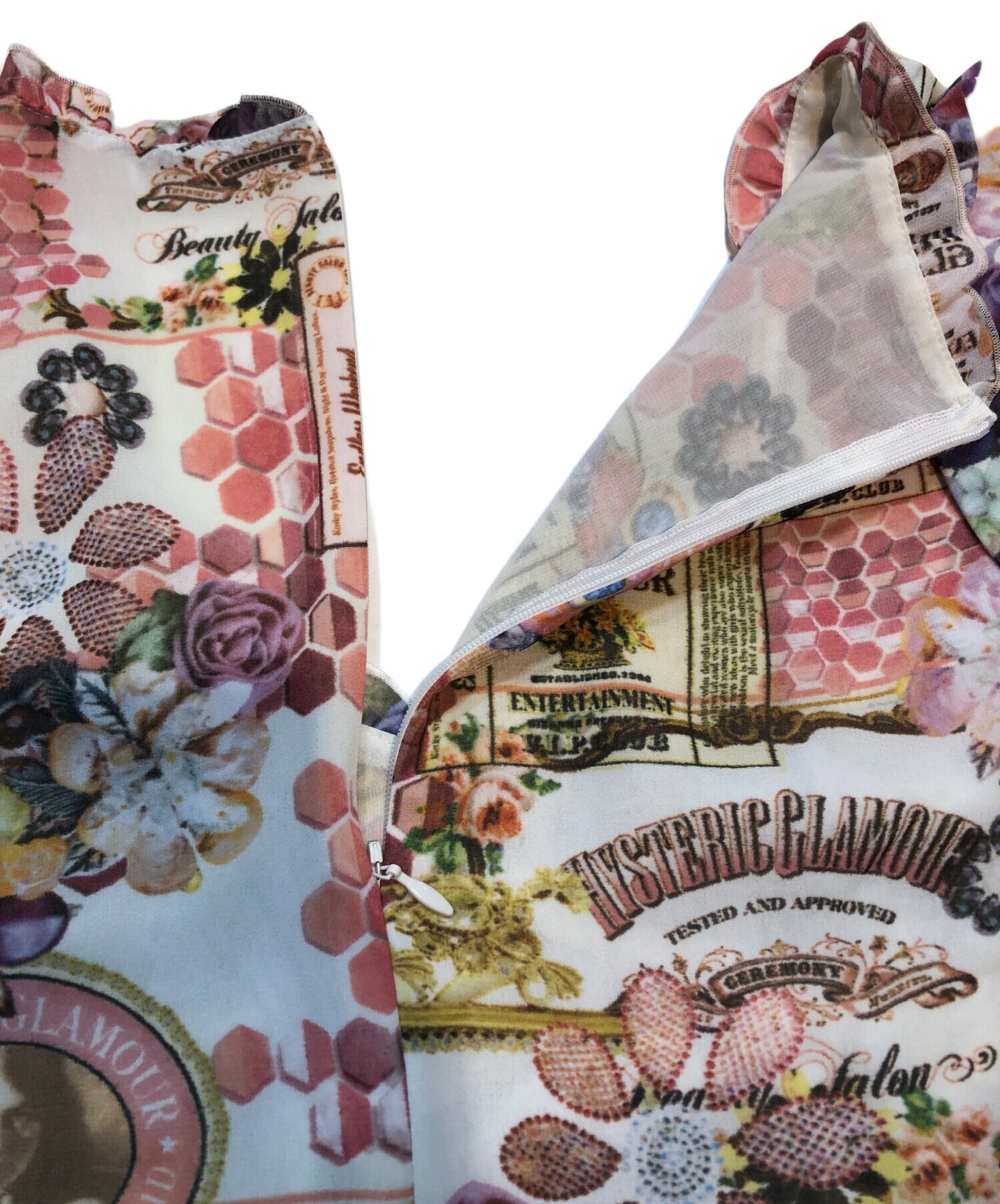 [Pre-owned] Hysteric Glamour ORNAMENT FLOWER all over pattern dress 0134AO02