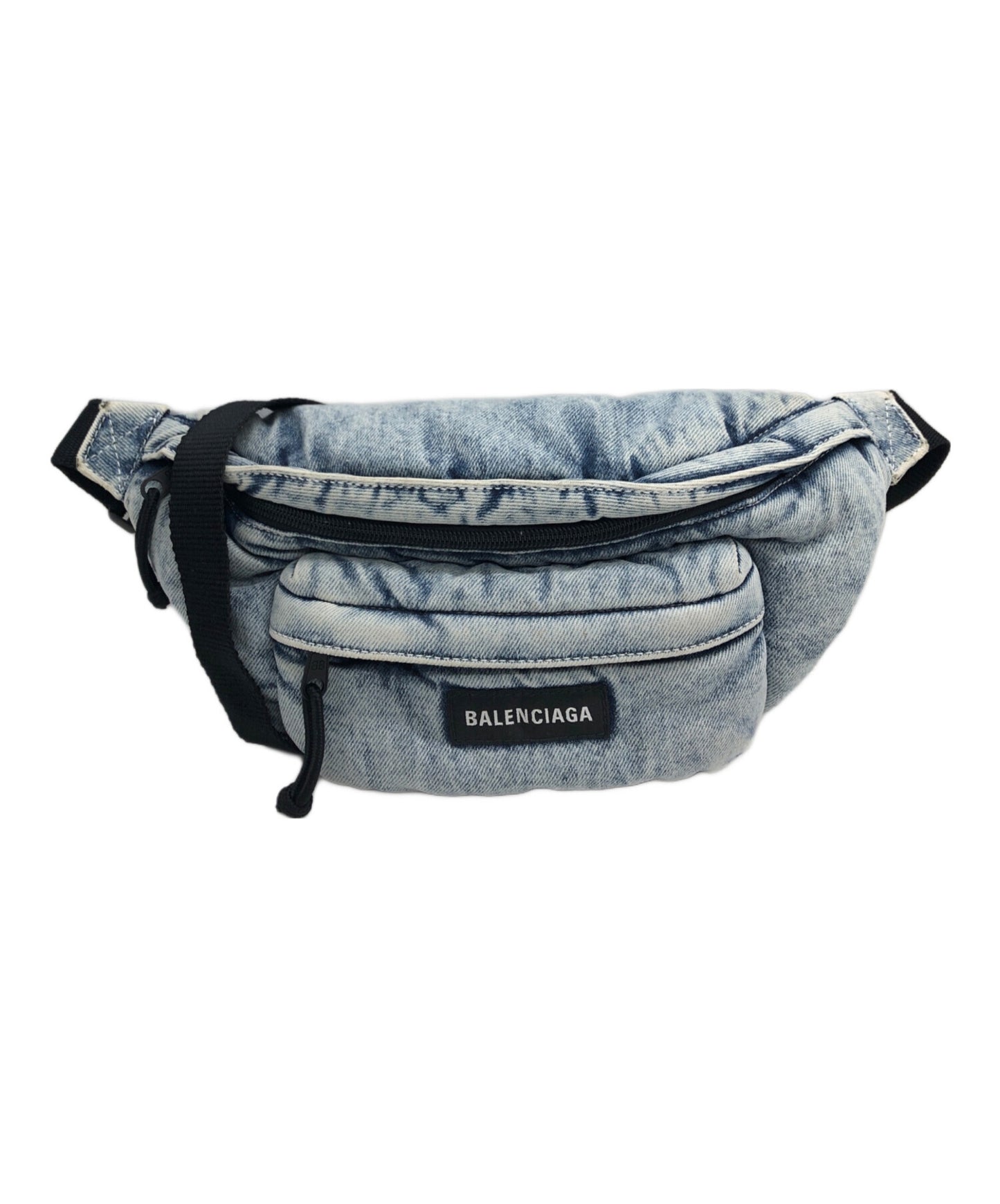 [Pre-owned] BALENCIAGA EXPLORER Denim Belt Bag 755803