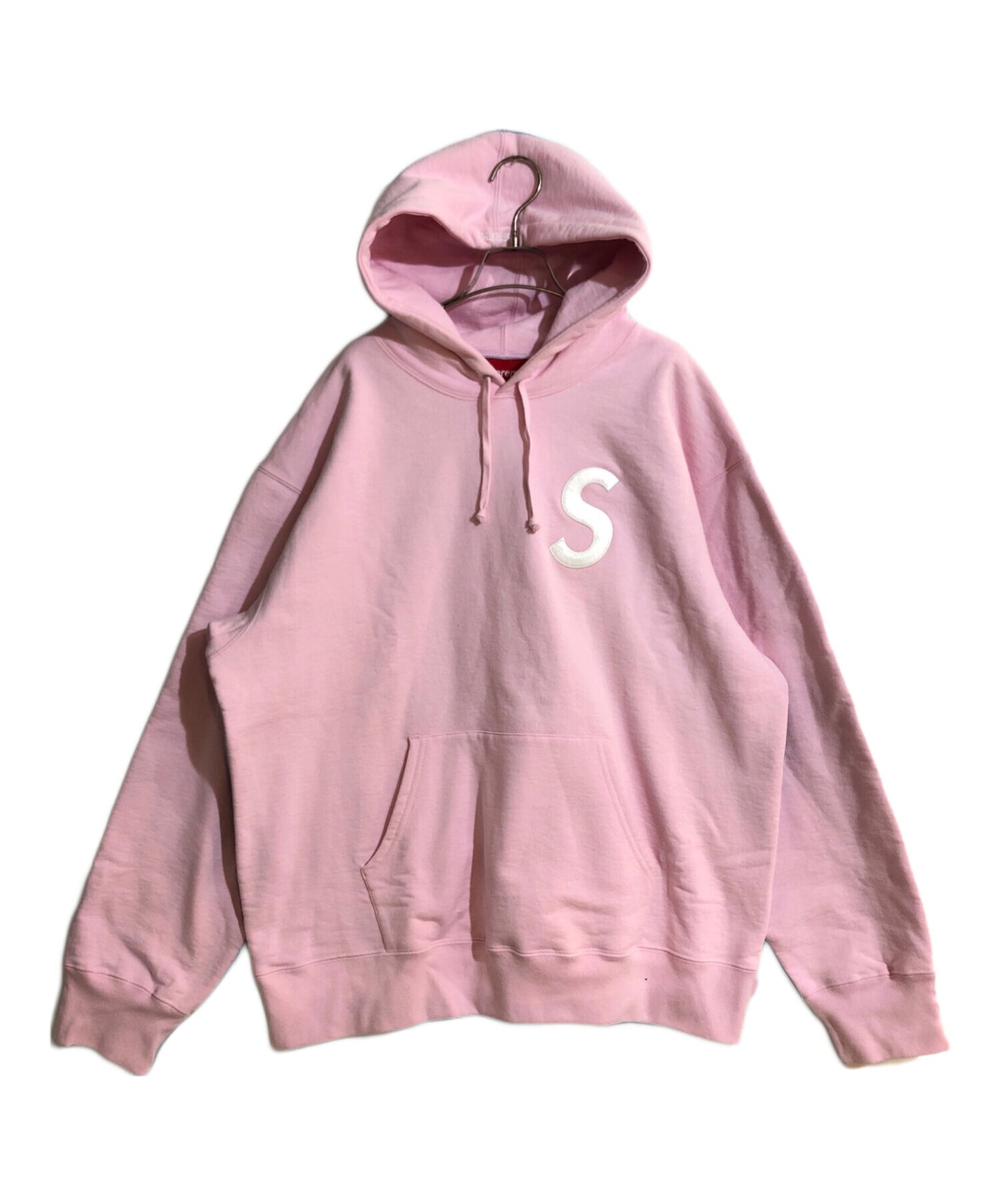 [Pre-owned] SUPREME S Logo Split Hooded Sweatshirt