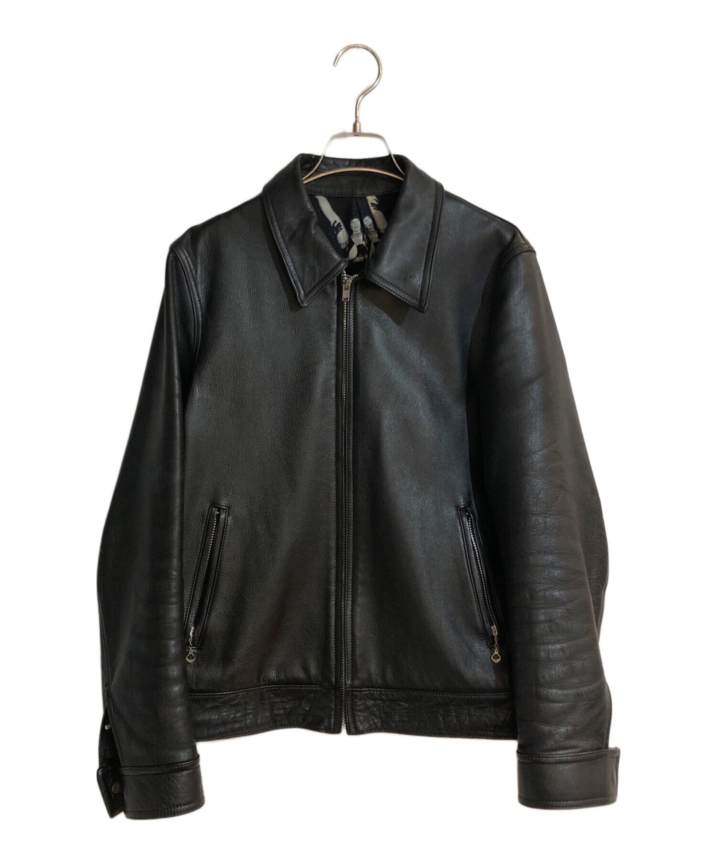 [Pre-owned] WACKO MARIA Porn Lined Leather Jacket